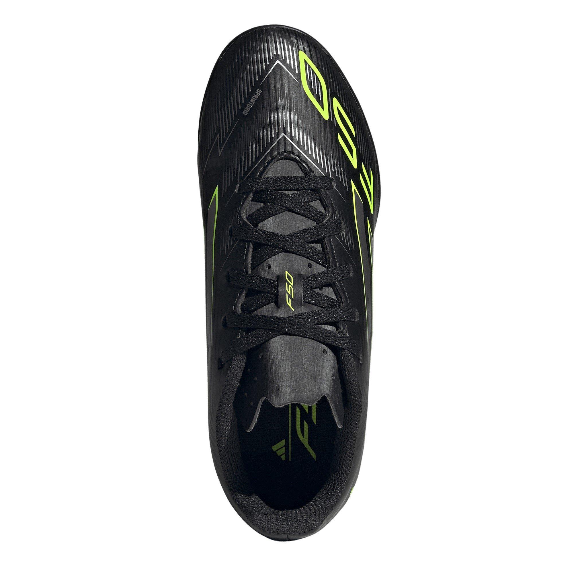 Black/Lemon - adidas - F50 Club Childrens Astro Turf Football Boots - 5