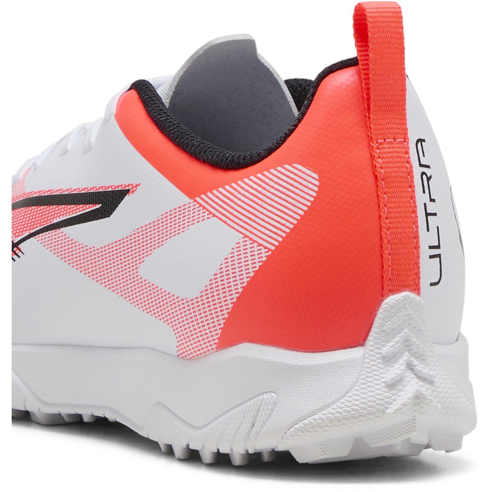 White/Red - Puma - Kids' Ultra Play Astro Turf Football Boot - 5