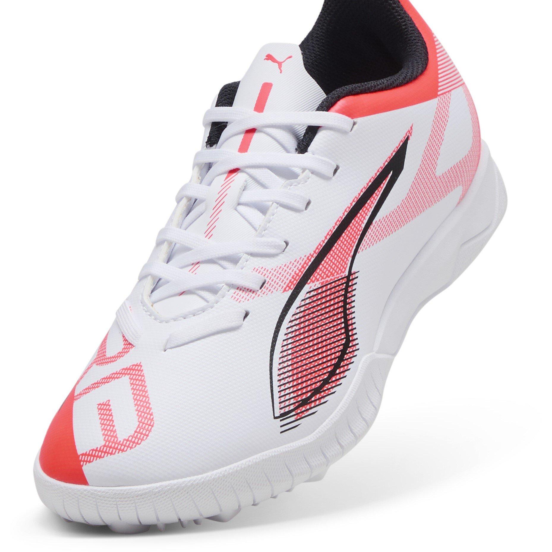 White/Red - Puma - Kids' Ultra Play Astro Turf Football Boot - 6