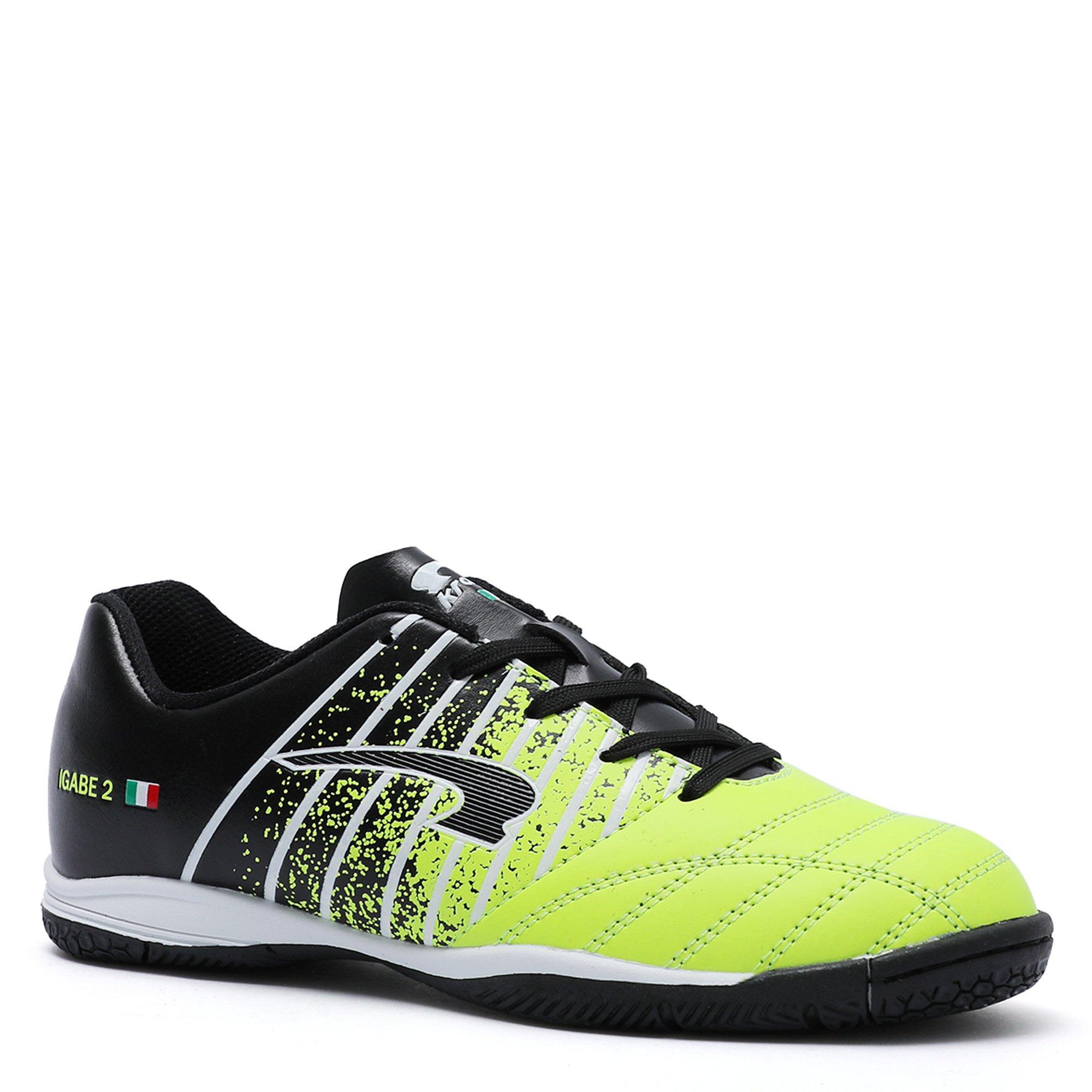 N.Green/Black - Kronos - IGABE 2 Junior Indoor Football Boots - 5