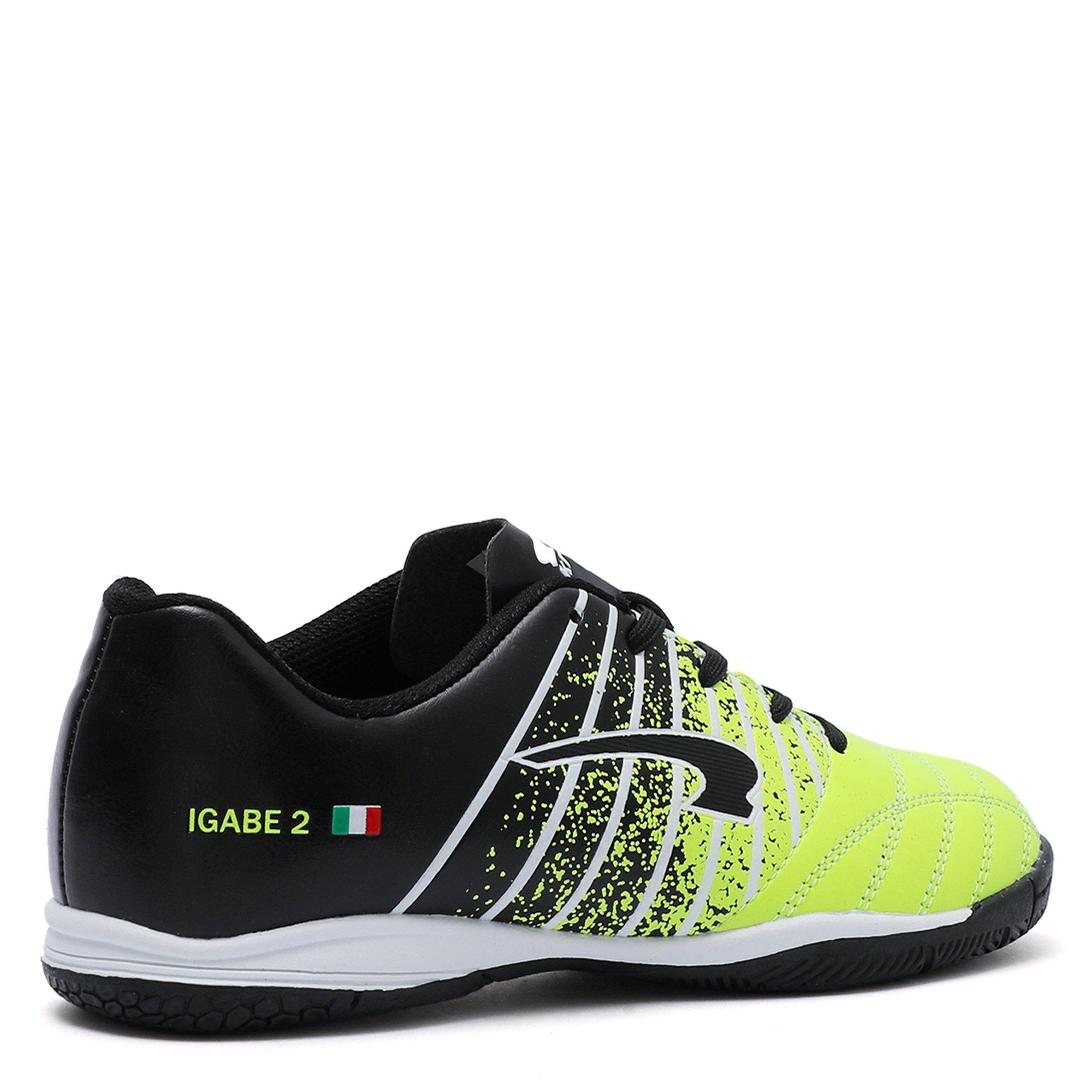 N.Green/Black - Kronos - IGABE 2 Junior Indoor Football Boots - 6