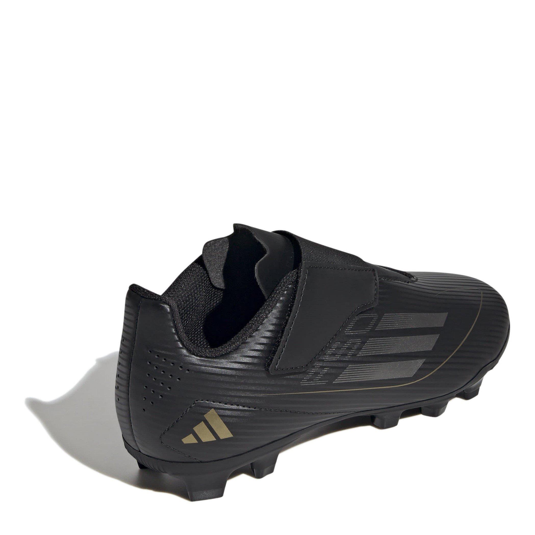 Zwart/Zilver - adidas - F50 Club Children's Flexible Ground Football Boots - 4