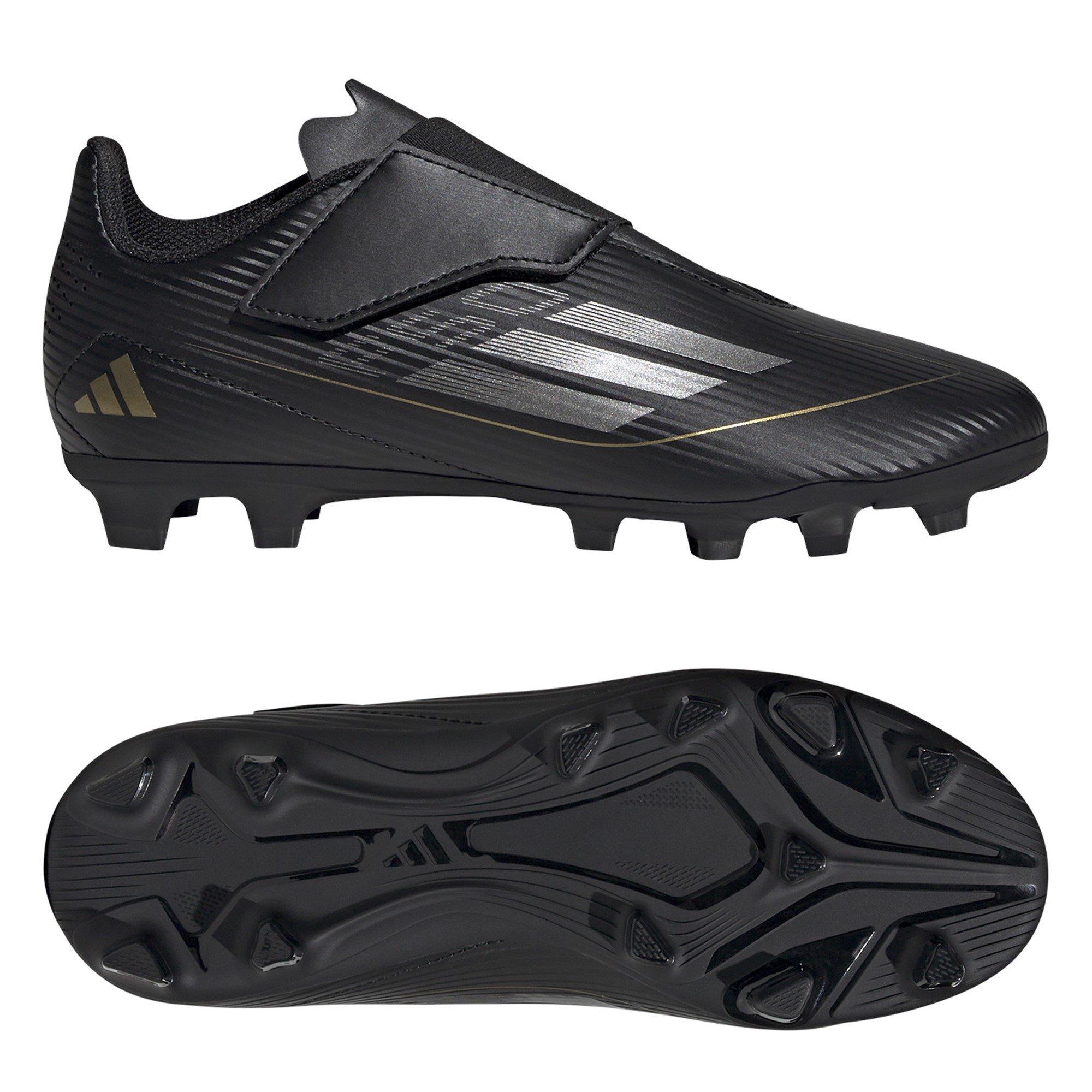 Zwart/Zilver - adidas - F50 Club Children's Flexible Ground Football Boots - 9