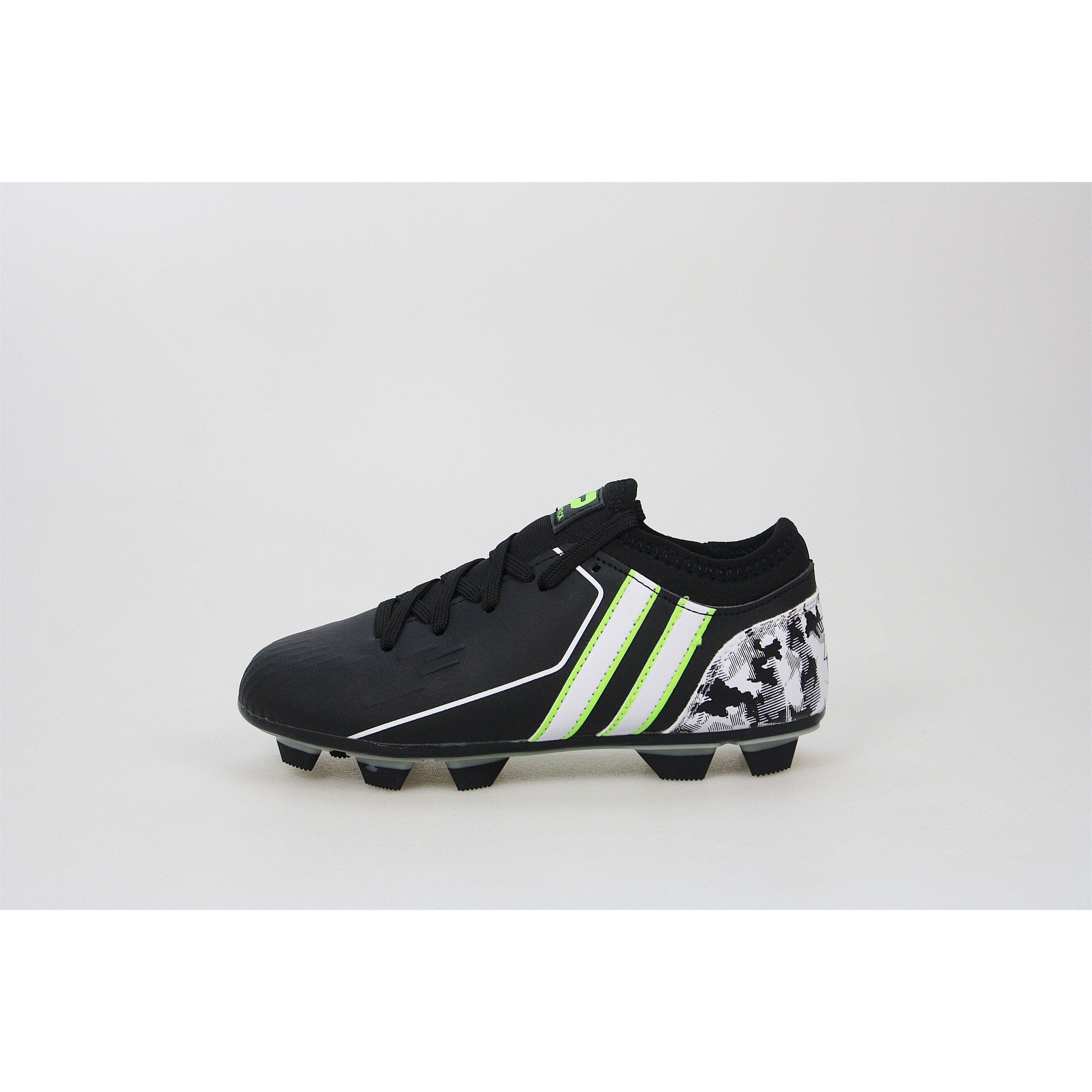 Patrick  Kids ' Firm Ground Football Boots - Black - C13 (31.5)