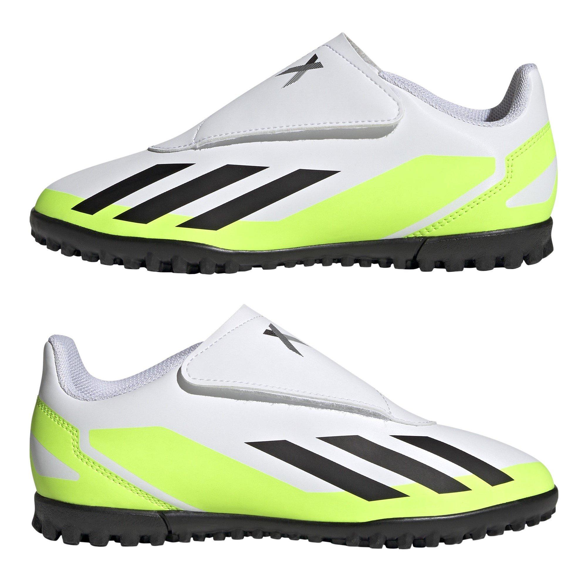 Branco/Preto/Limão - adidas - Adidas X Crzfst4 Vel In41 - 9