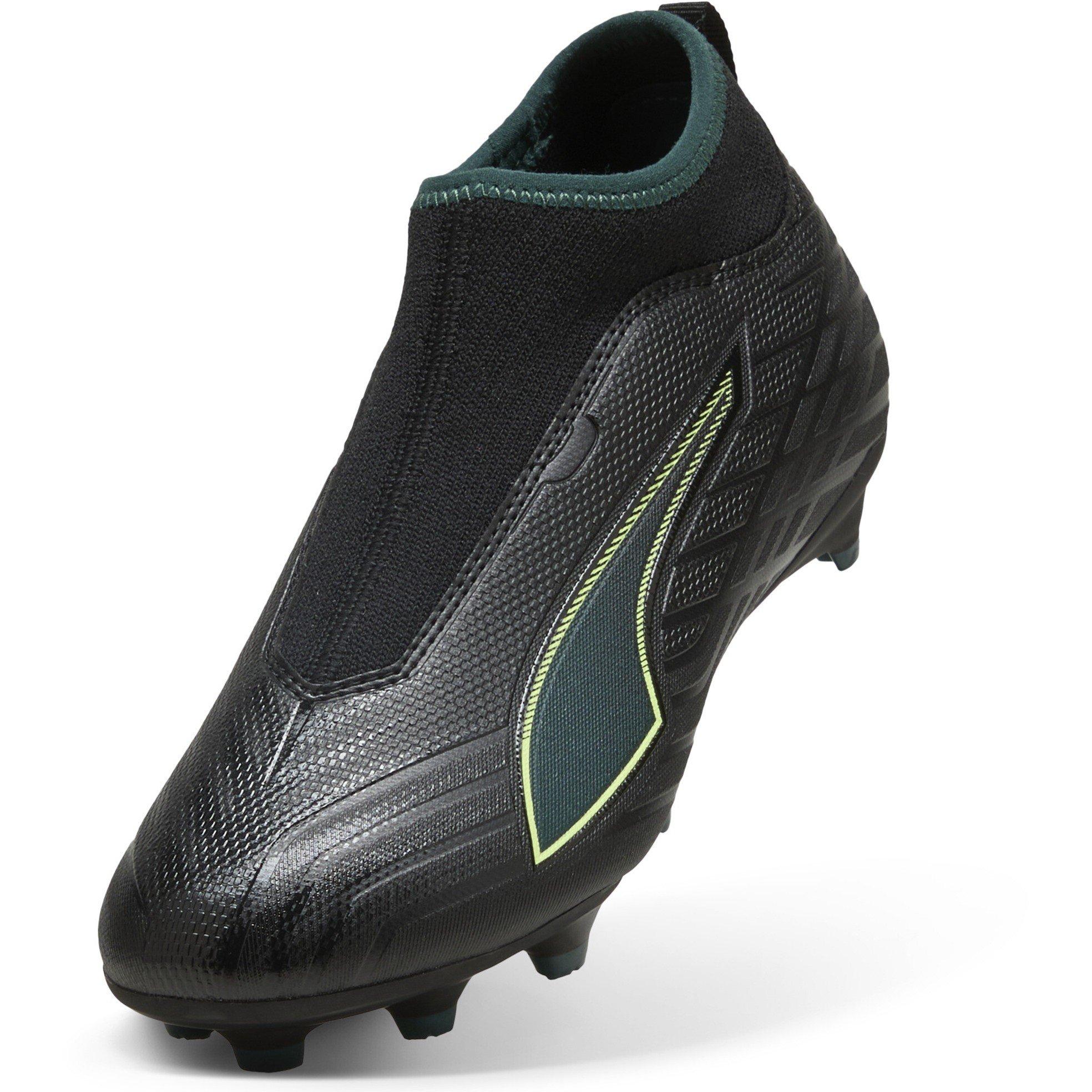 Blk-FL-GrnTrrn - Puma - Unisex Kids' Ultra 6 Match+ LL Firm Ground Football Boots - 6