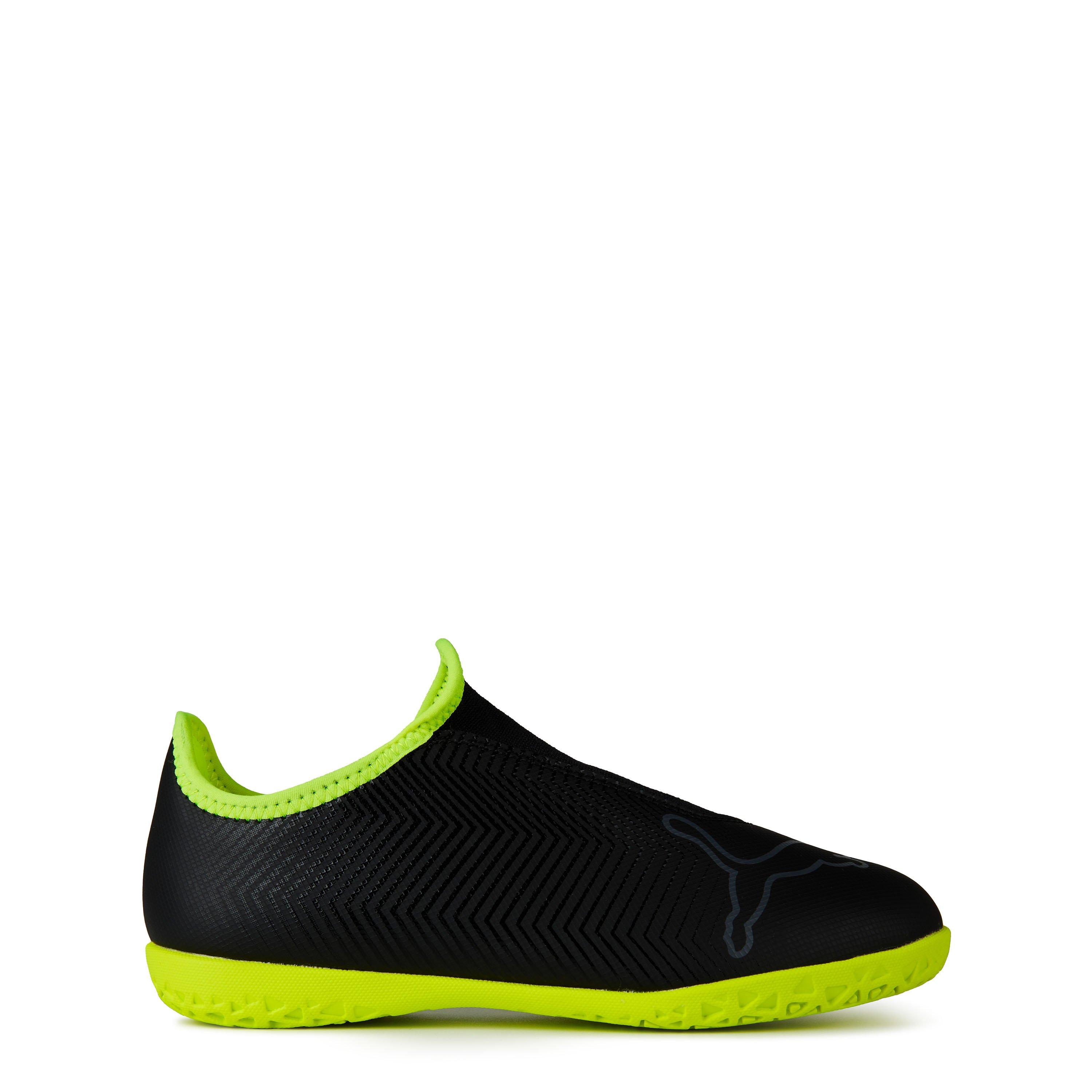 Black/FluYellow - Puma - Kids' Finesse Finesse Indoor Football Boots - 1