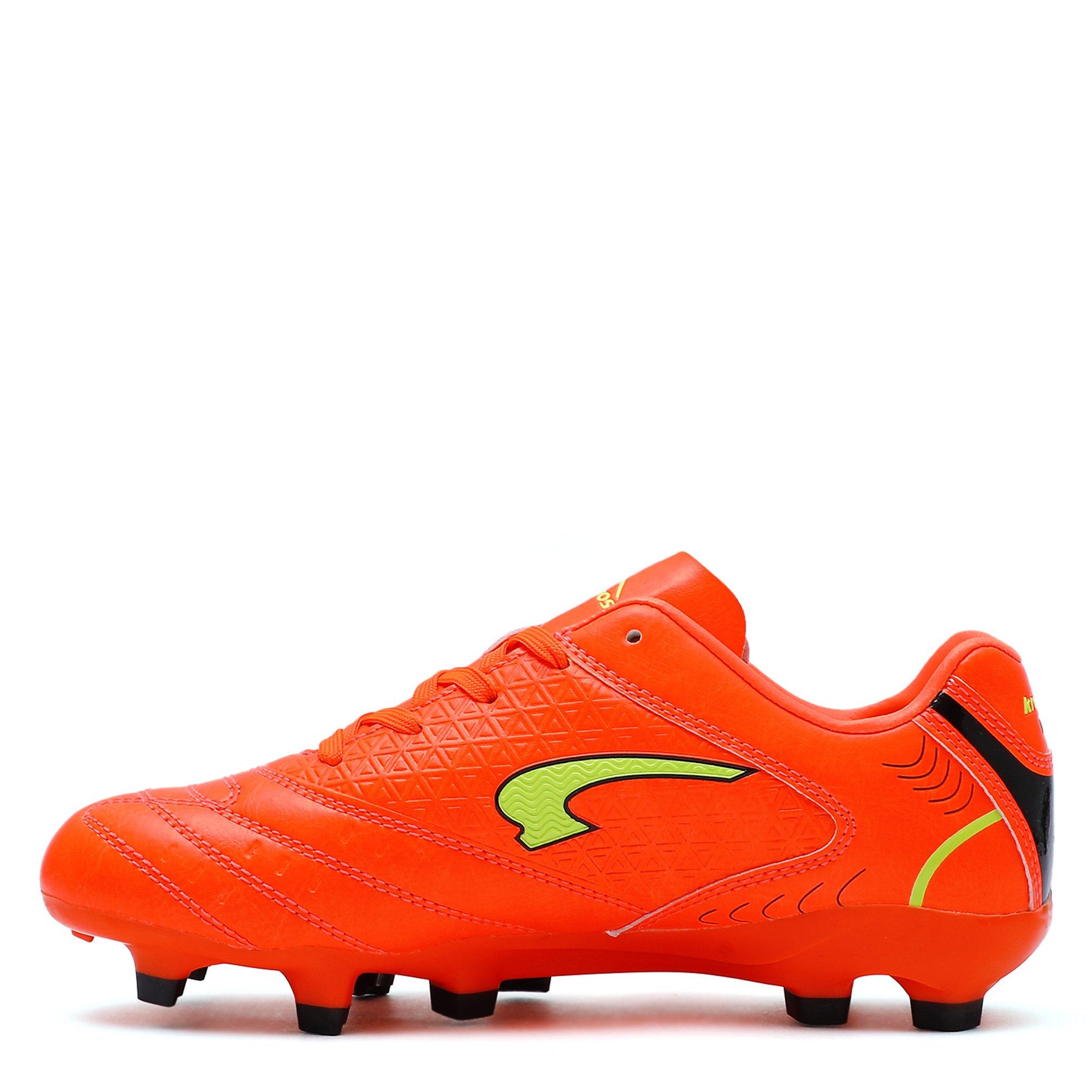 Orange/Black - Kronos - Costa 7 Firm Ground Childrens Football Boots - 2