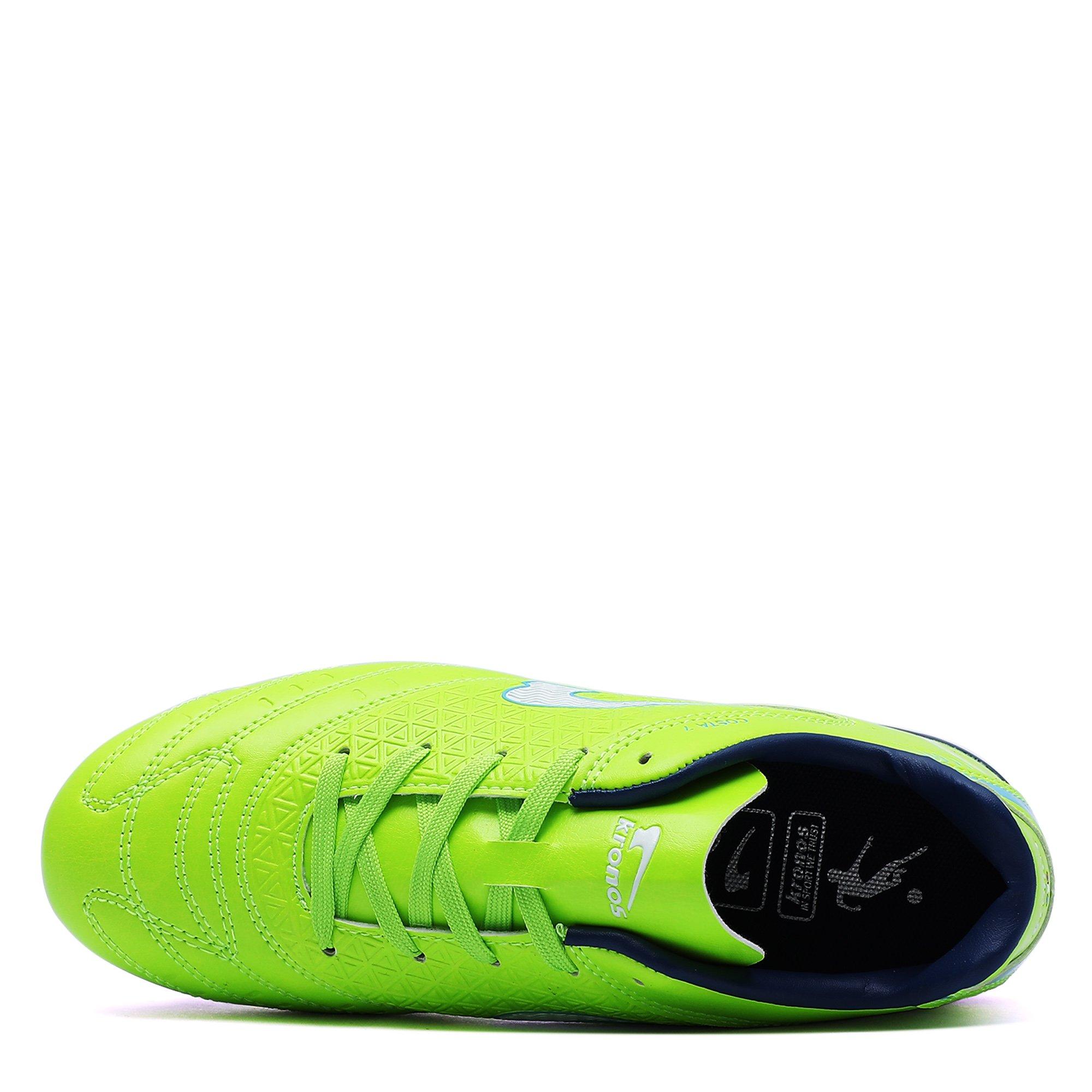 N.Grn/Blue - Kronos - Kronos Costa 7 Firm Ground Childrens Football Boots - 3