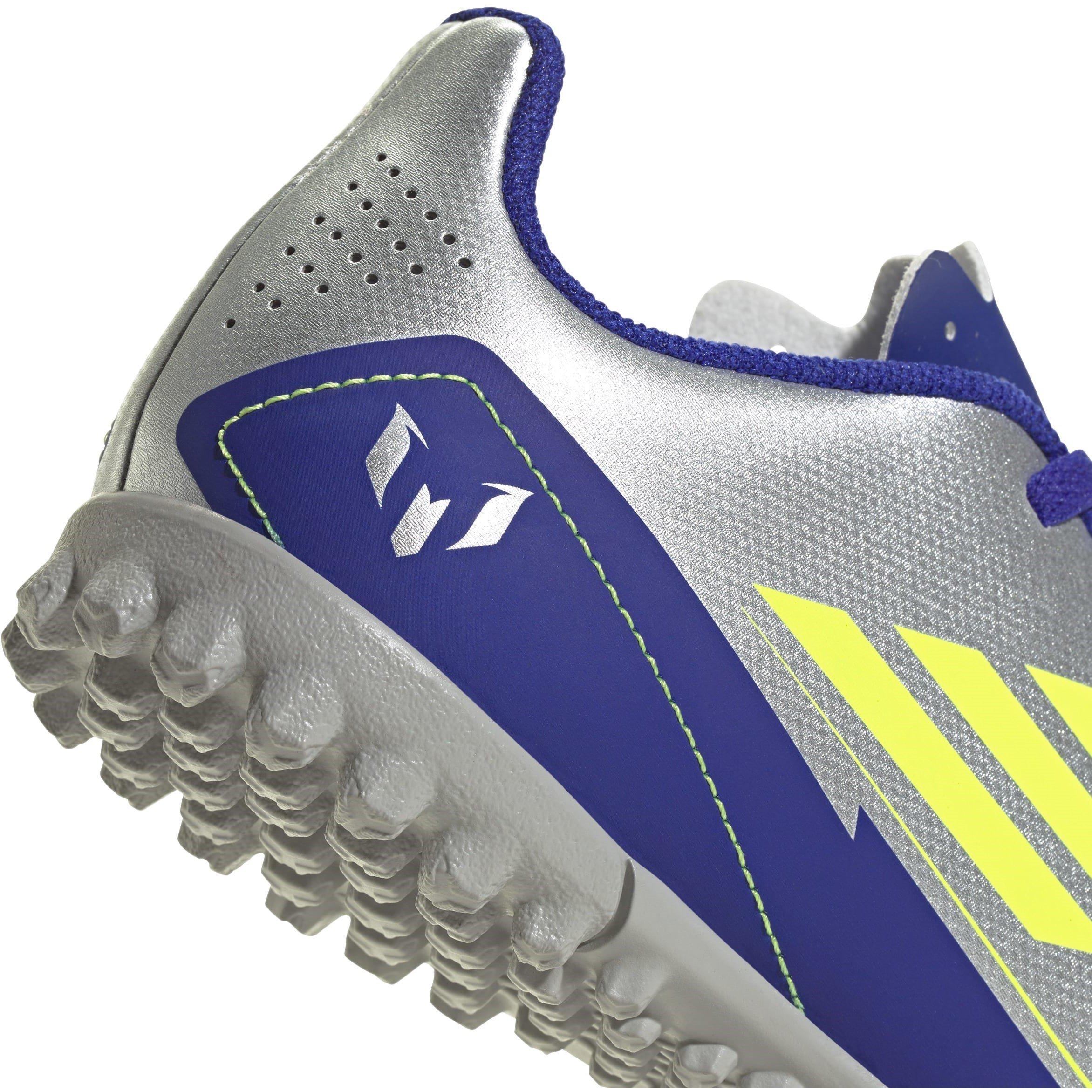 Argento/Blu - adidas - F50 Club Children Astro Turf Football Boots - 8