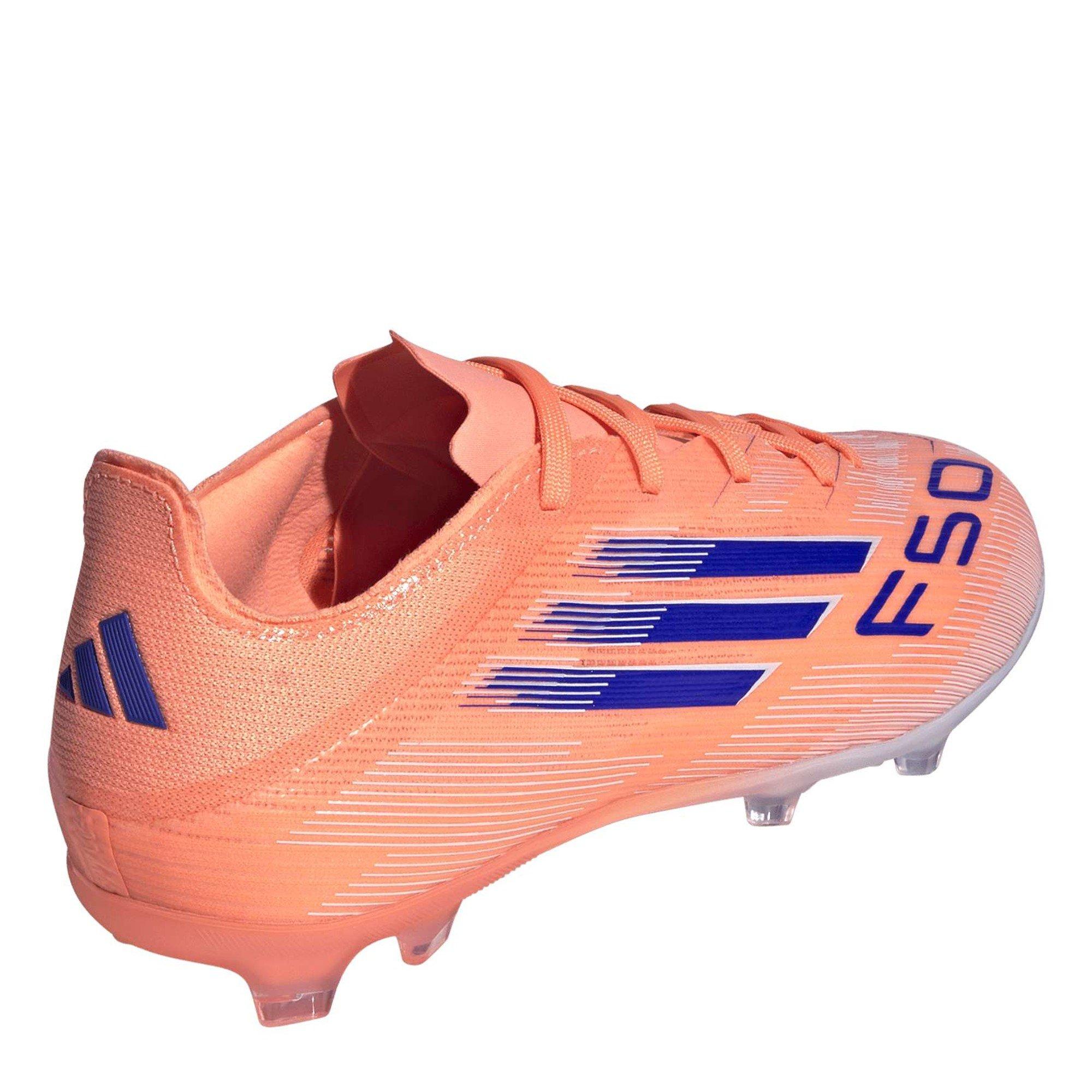 Beam Orange - adidas - Kids' F50 Elite Firm Ground Football Boot - 4