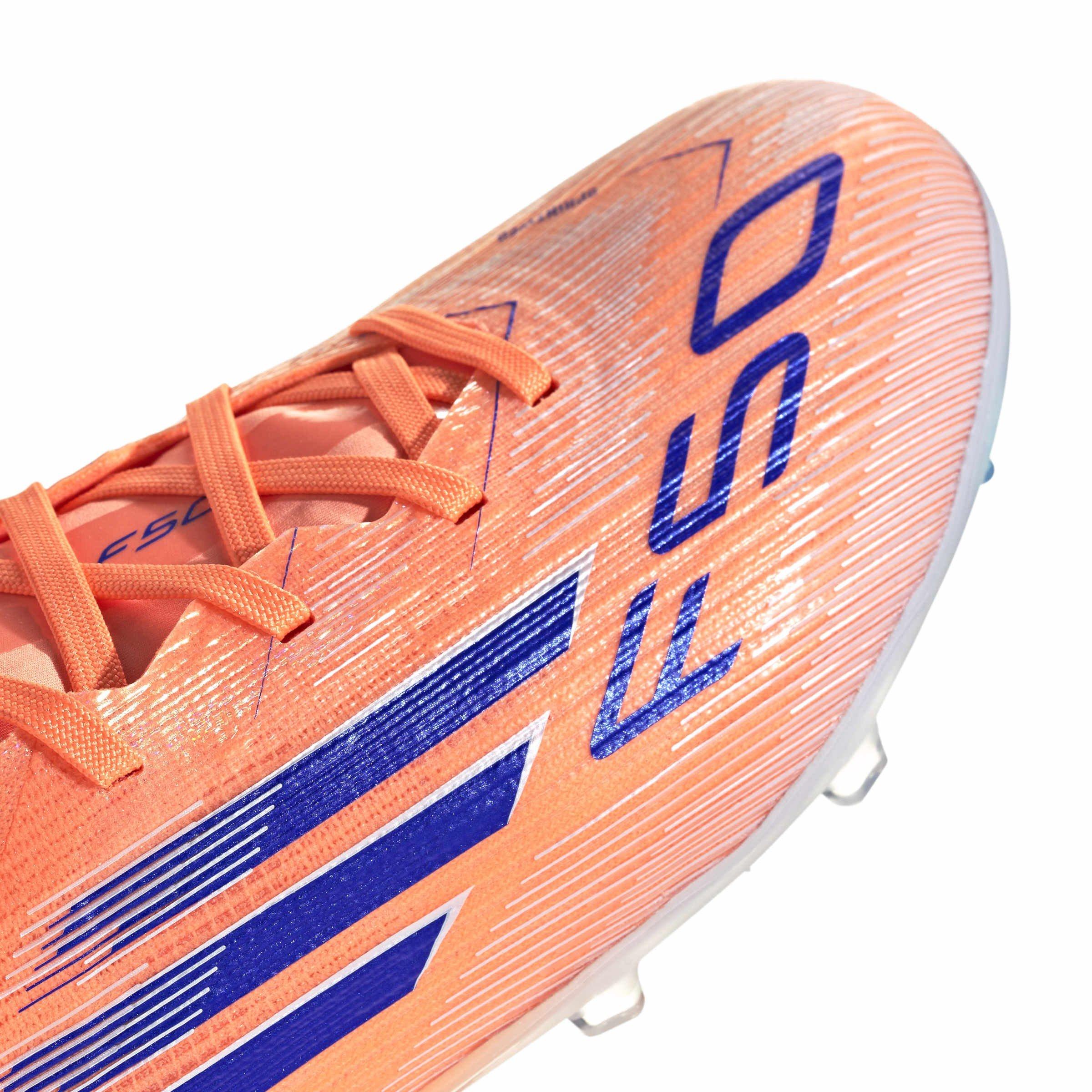 Beam Orange - adidas - Kids' F50 Elite Firm Ground Football Boot - 8