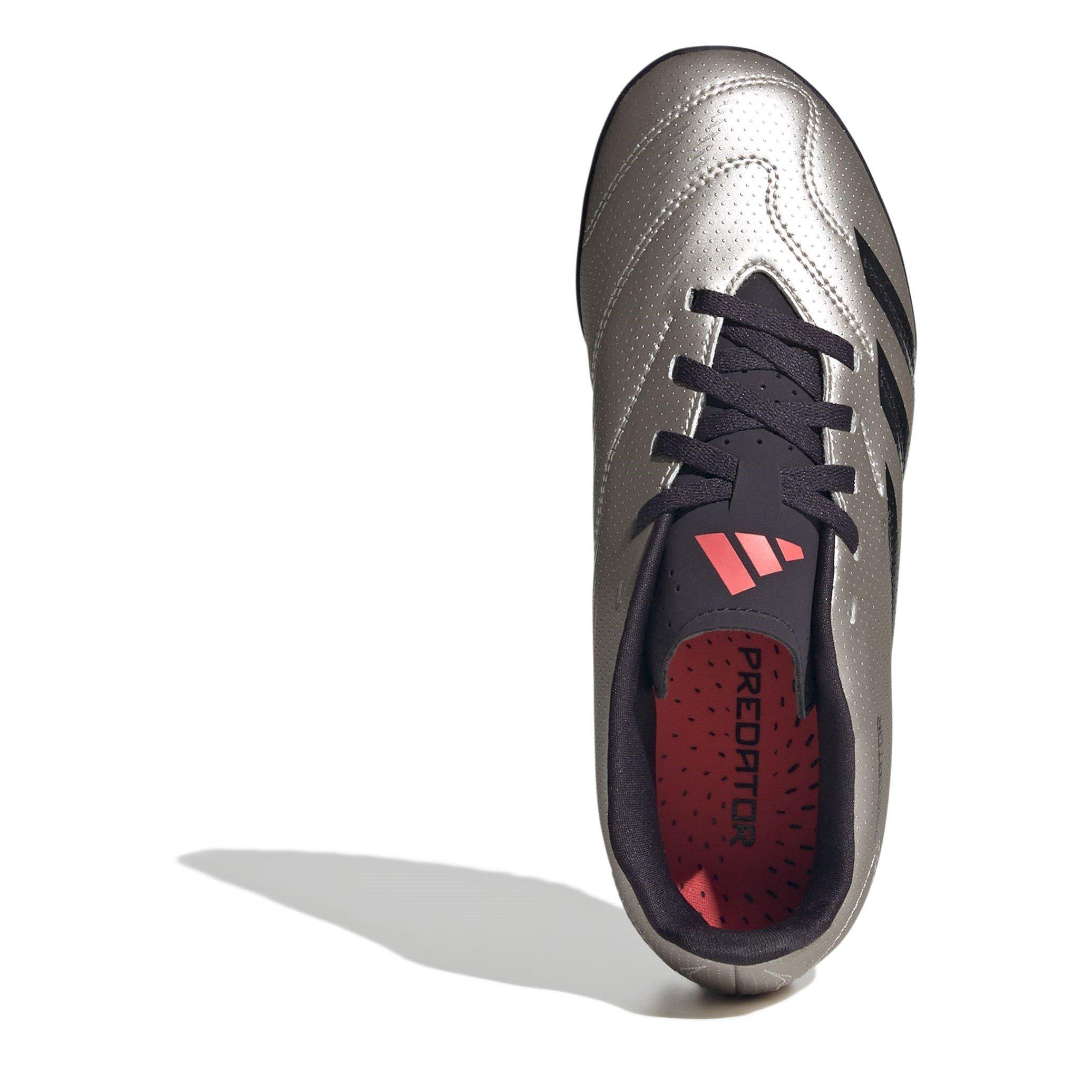 Argent/Noir - adidas - Predator 24 Club Childrens Astro Turf Football Boots - 5