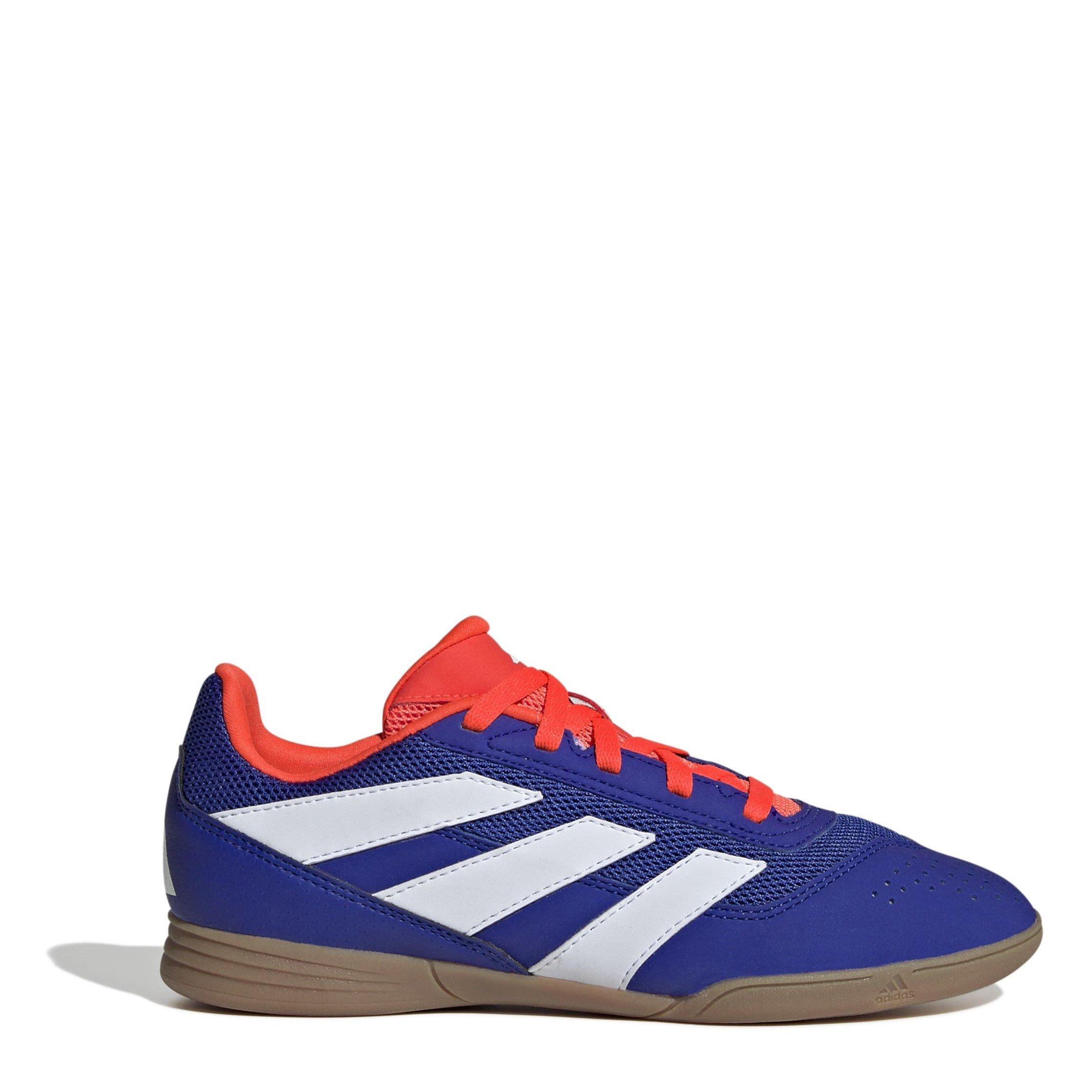 Blau/Weiß - adidas - Predator Club Children's Sala Indoor Football Boots - 1
