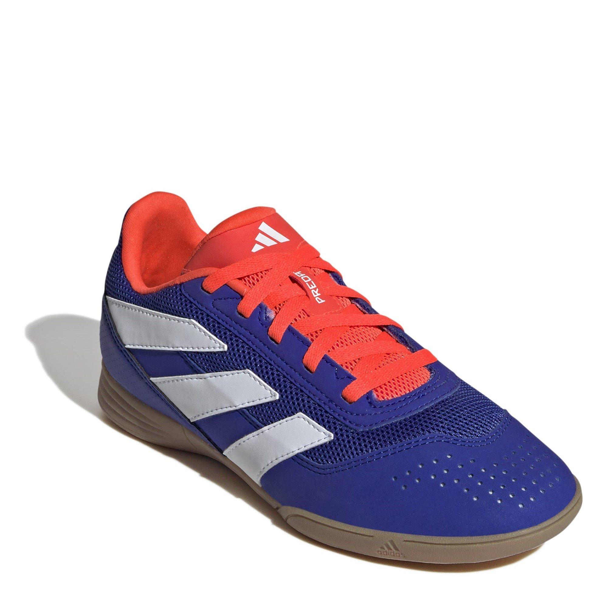 Blau/Weiß - adidas - Predator Club Children's Sala Indoor Football Boots - 3