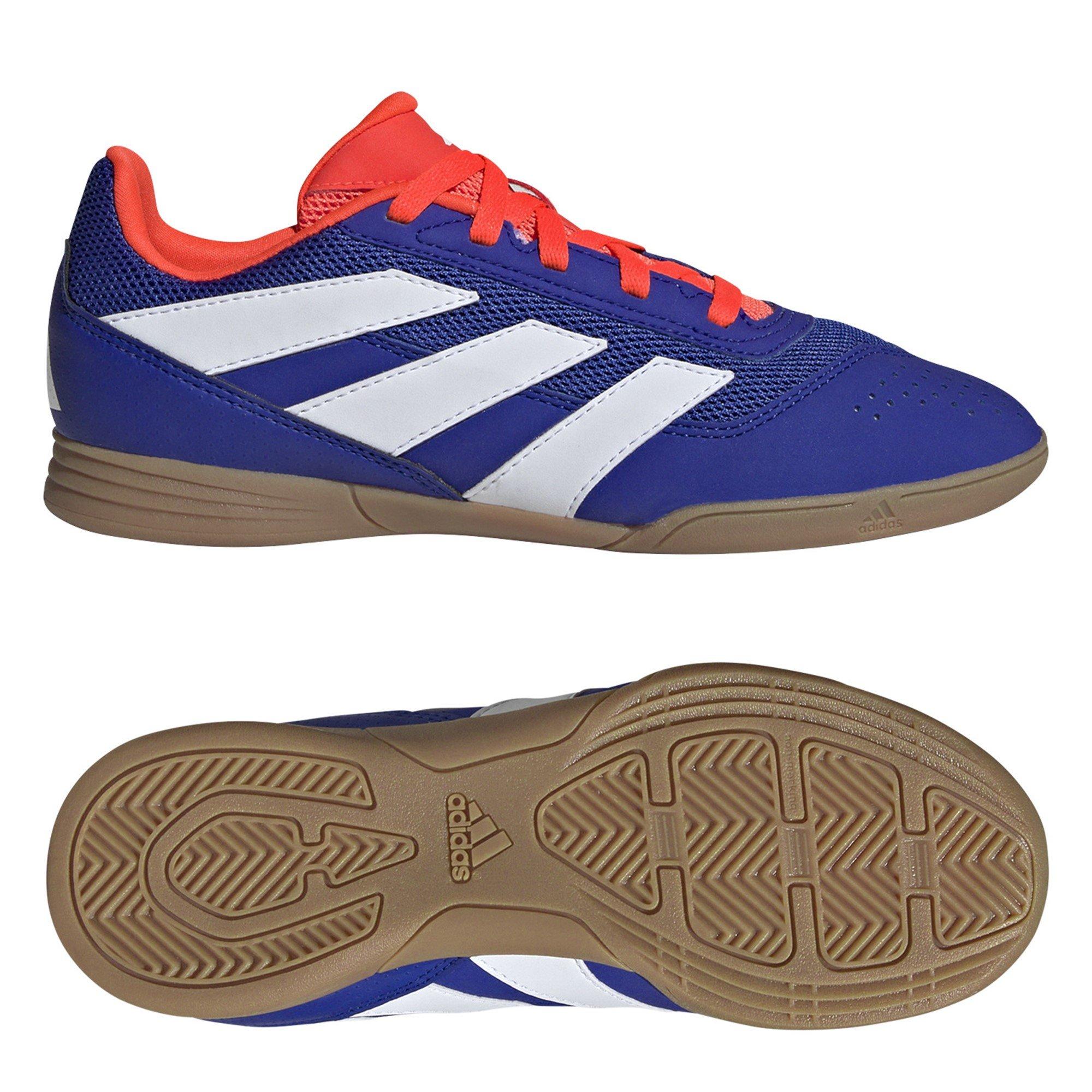 Blau/Weiß - adidas - Predator Club Children's Sala Indoor Football Boots - 10