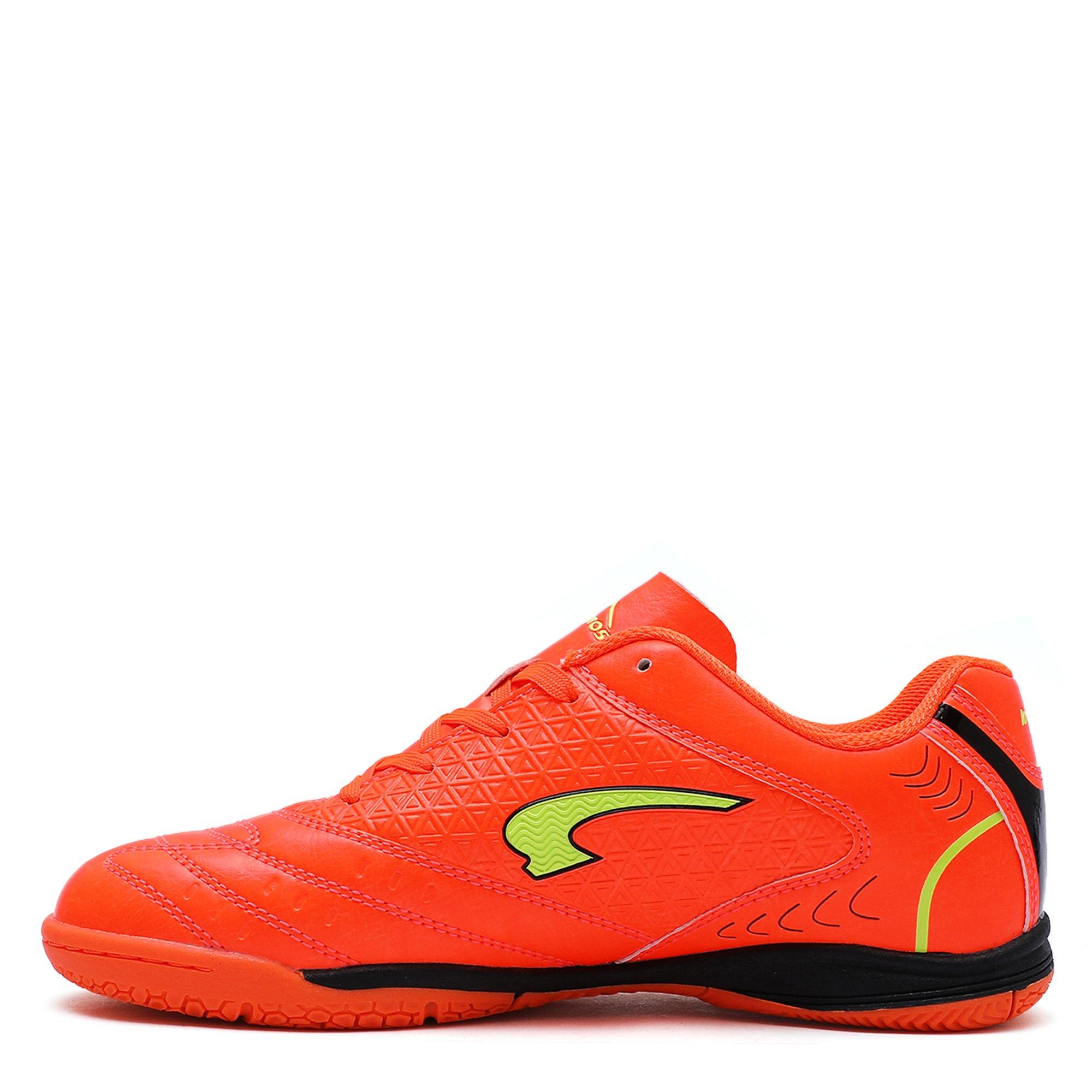 Orange/Black - Kronos - Costa 7 Juniors Indoor Football Boots - 2