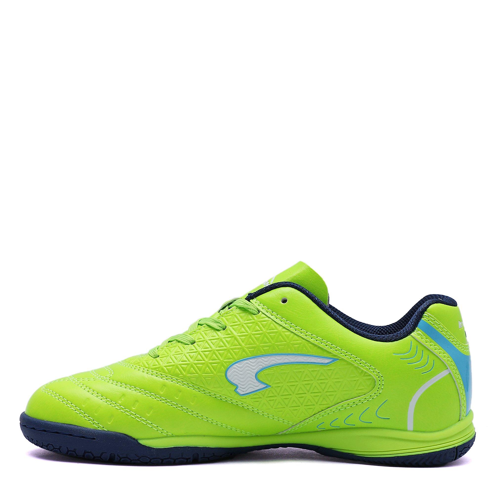 N.Grn/Blue - Kronos - Costa 7 Juniors Indoor Football Boots - 2