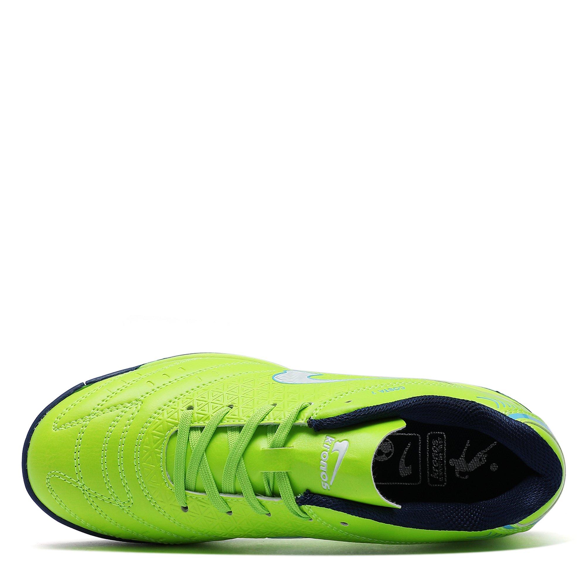 N.Grn/Blue - Kronos - Costa 7 Juniors Indoor Football Boots - 3