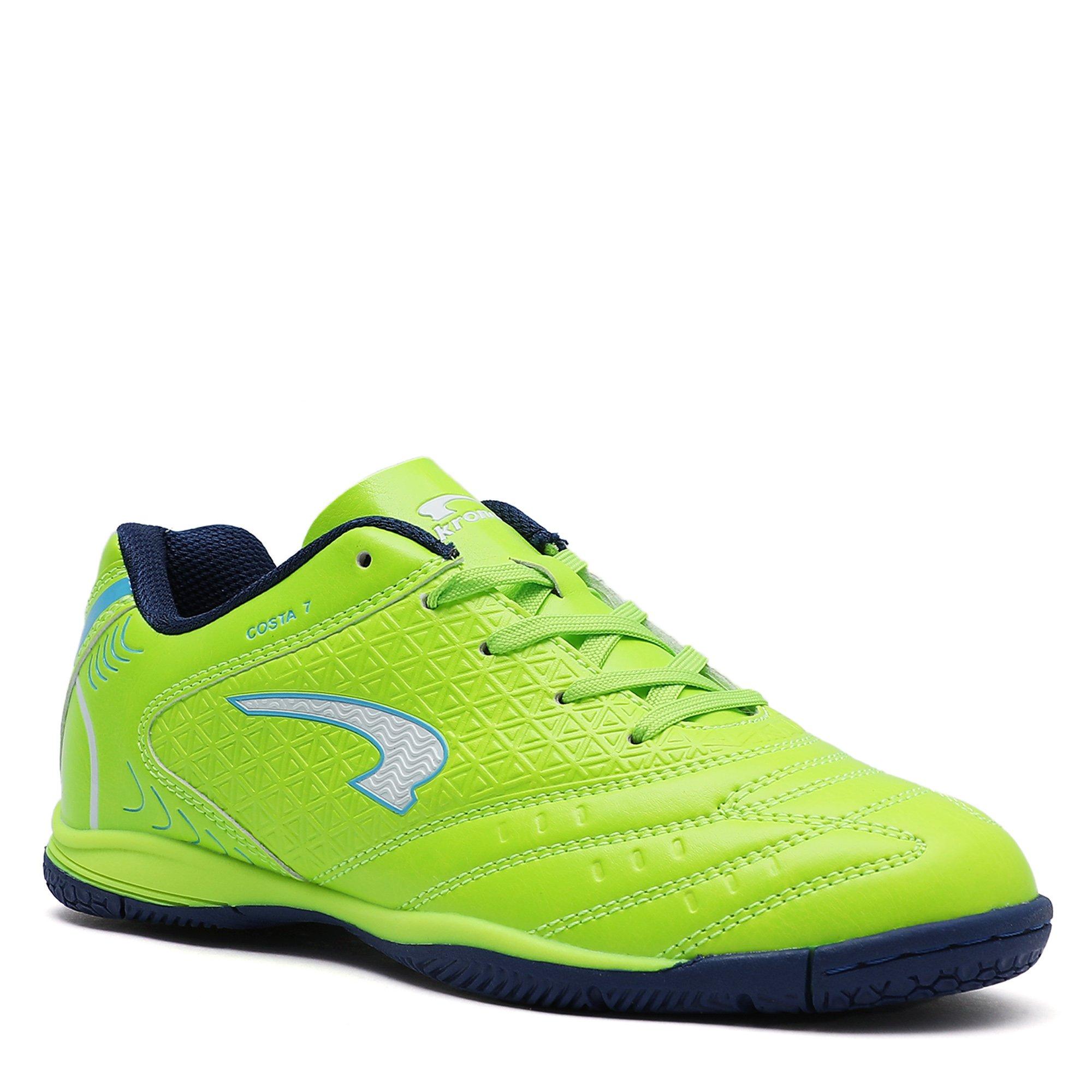 N.Grn/Blue - Kronos - Costa 7 Juniors Indoor Football Boots - 5
