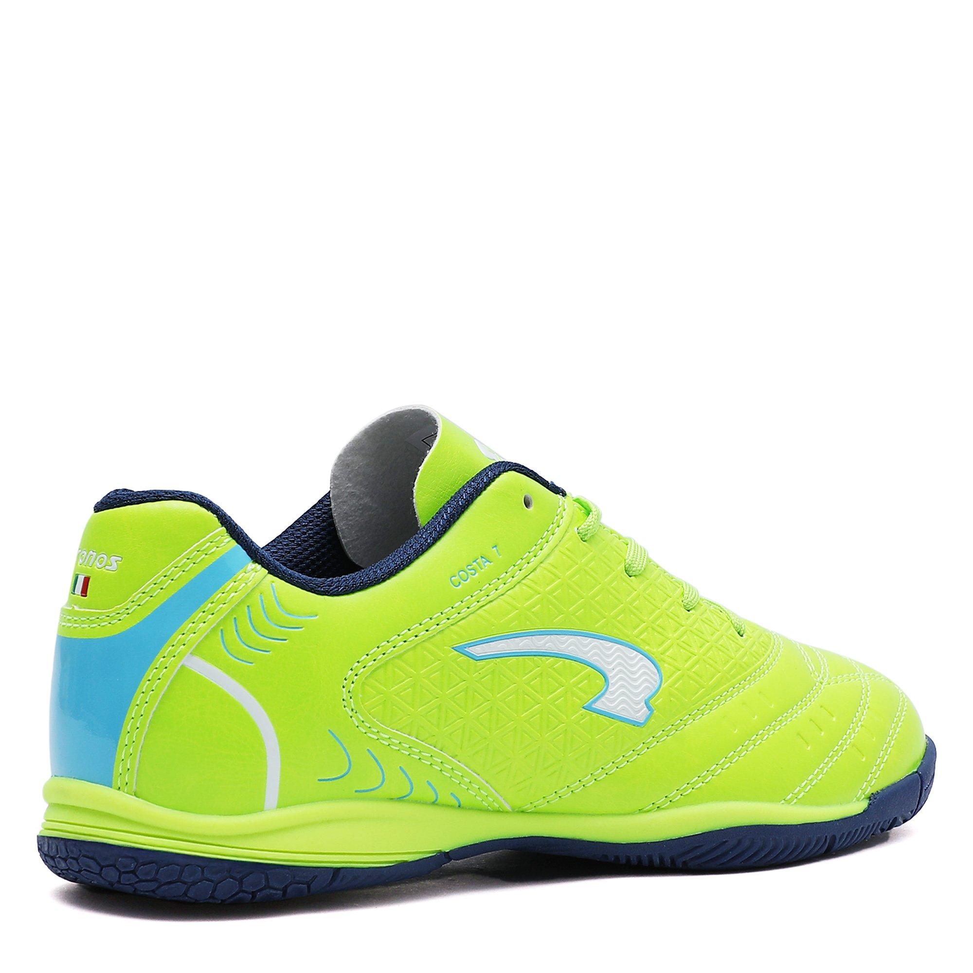 N.Grn/Blue - Kronos - Costa 7 Juniors Indoor Football Boots - 6