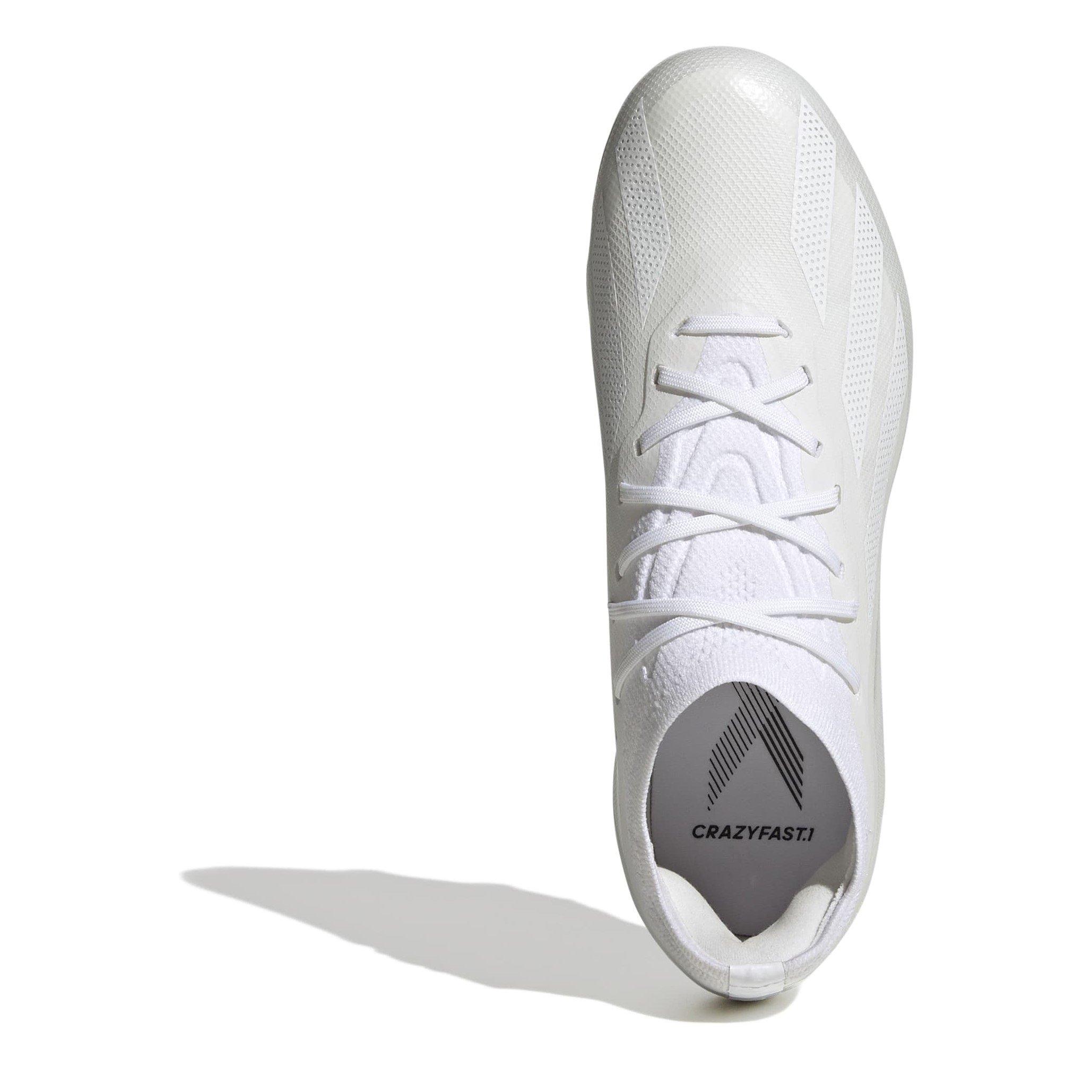 FTWWHT/FTWWHT/F - adidas - X CRAZYFAST.1 Junior Firm Ground Football Boot - 5