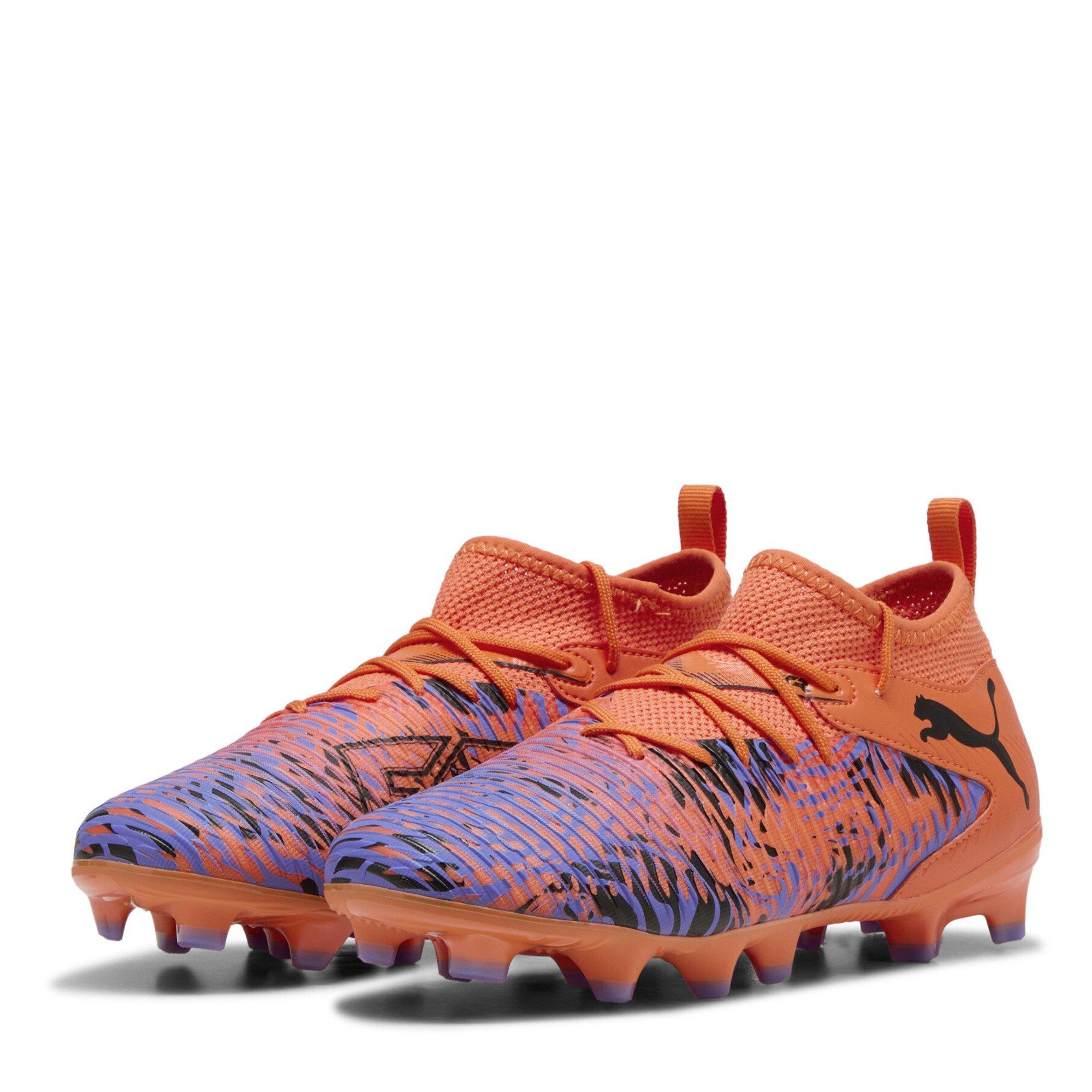 Orange/Black - Puma - FUTURE 8 MATCH Childrens Artificial Ground Football Boots - 1