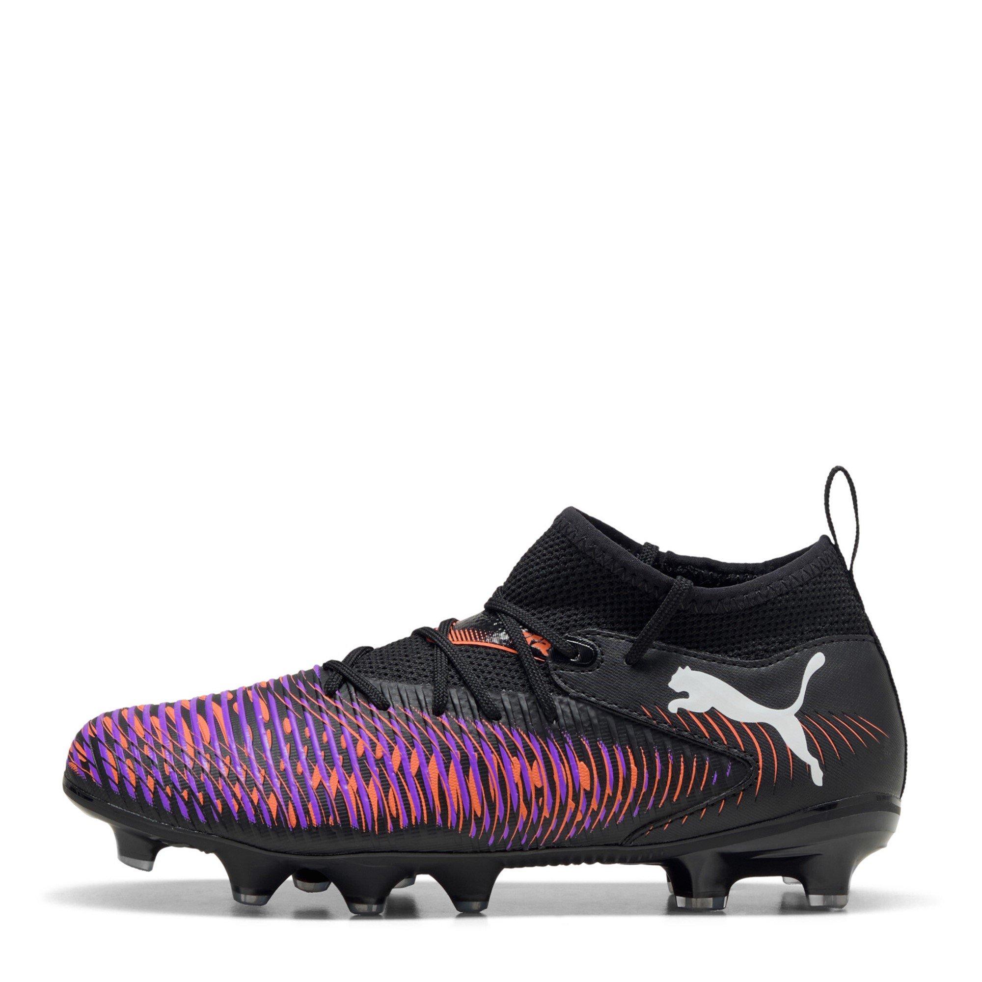 Crno/Ljubičasto - Puma - FUTURE 8 MATCH Childrens Artificial Ground Football Boots - 2