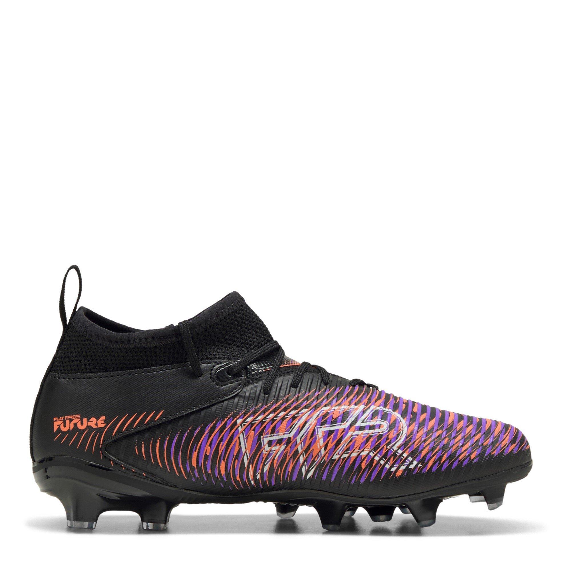 Crno/Ljubičasto - Puma - FUTURE 8 MATCH Childrens Artificial Ground Football Boots - 4