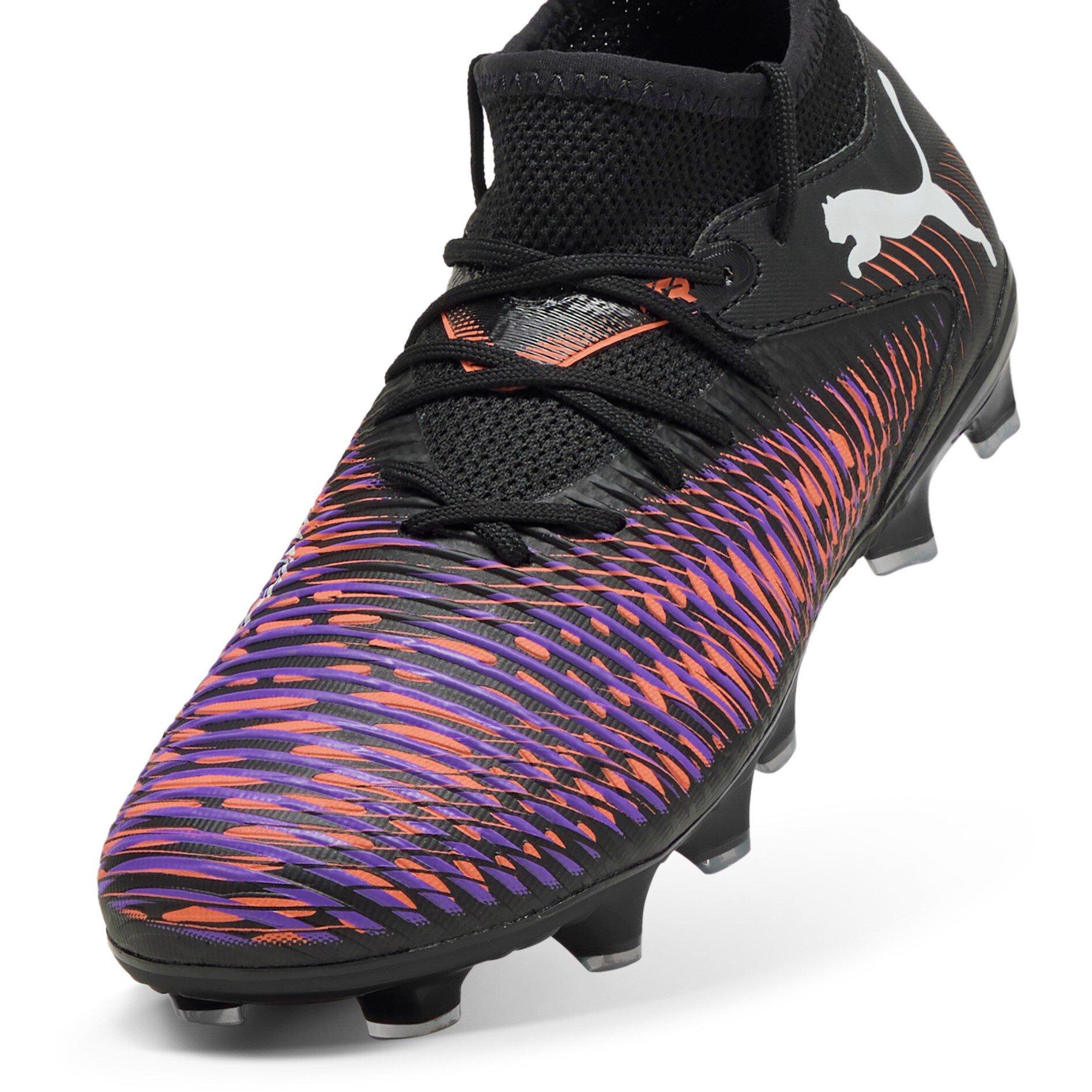 Crno/Ljubičasto - Puma - FUTURE 8 MATCH Childrens Artificial Ground Football Boots - 6