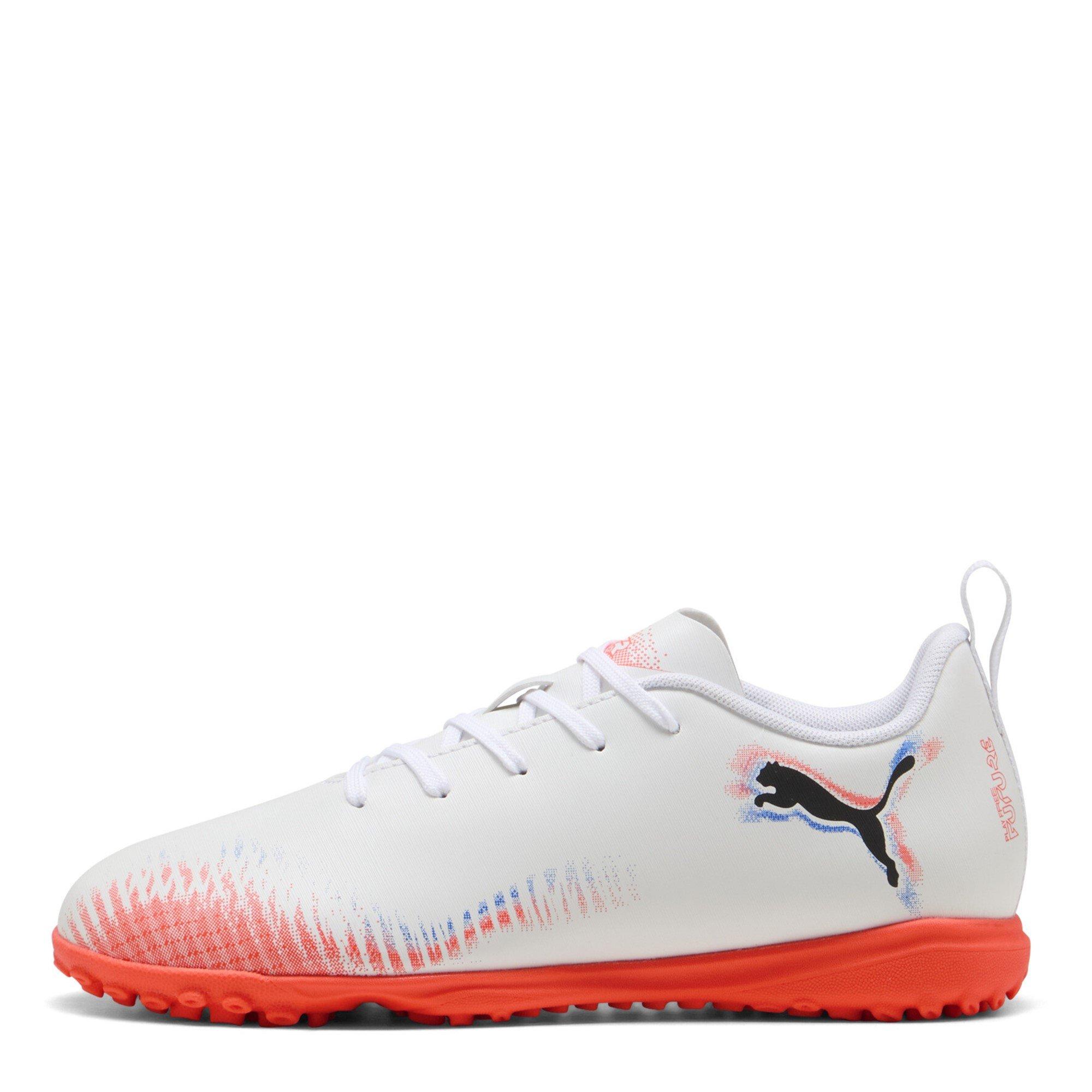 White/Black/Red - Puma - Future 8 Play Childrens Astro Turf Football Boots - 2