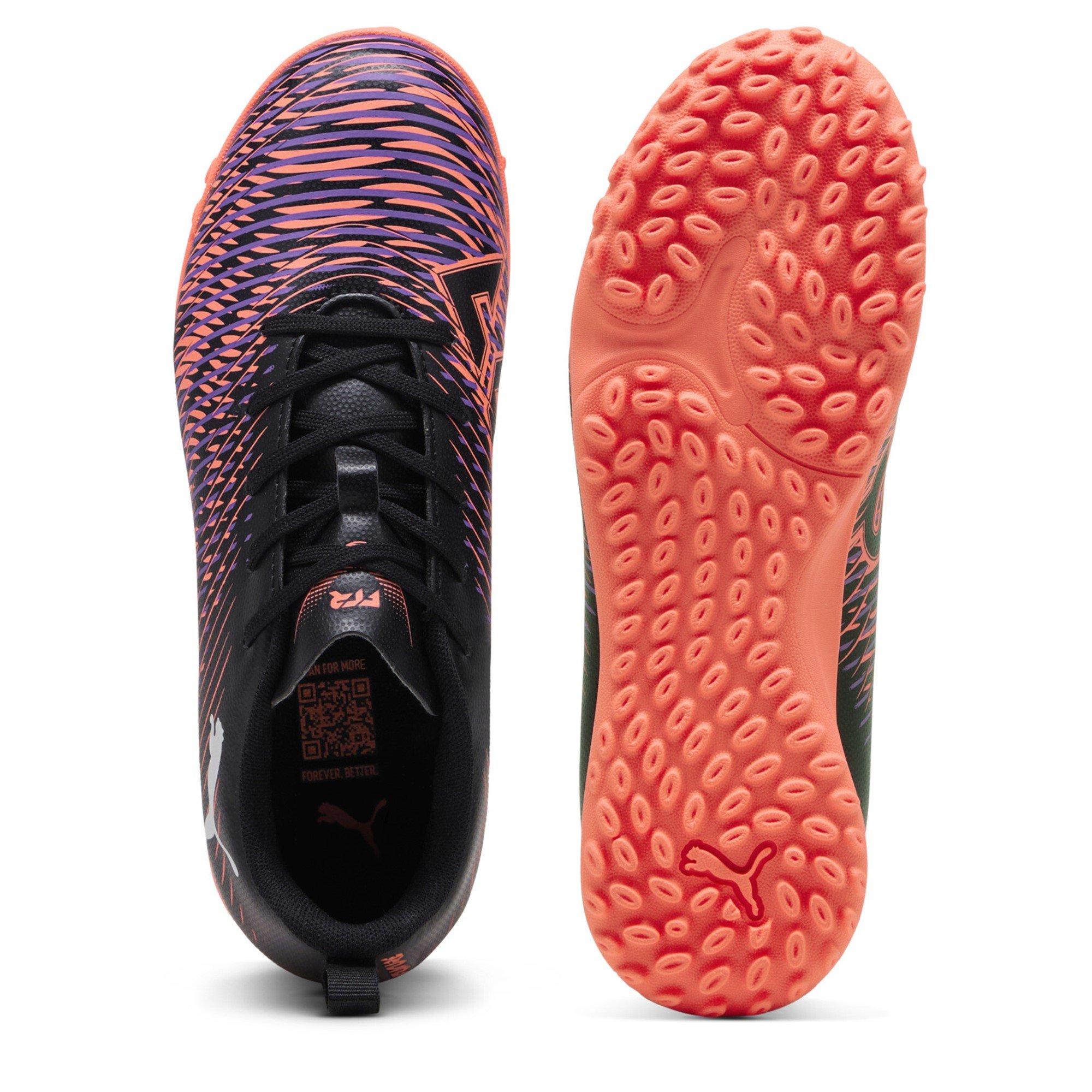 Zwart/Paars - Puma - Future 8 Play Childrens Astro Turf Football Boots - 3