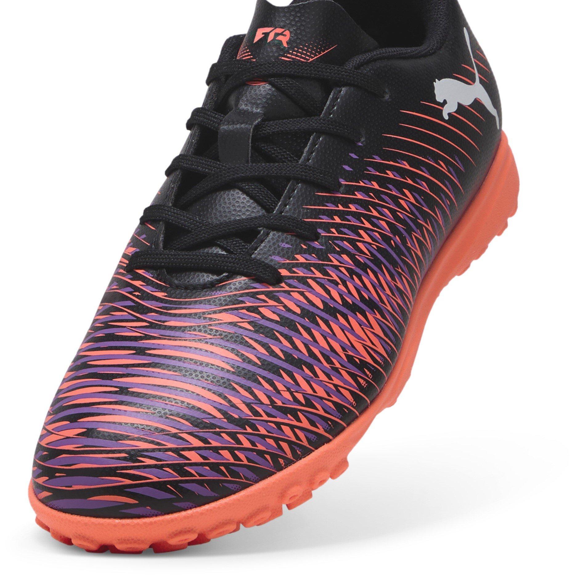 Zwart/Paars - Puma - Future 8 Play Childrens Astro Turf Football Boots - 6