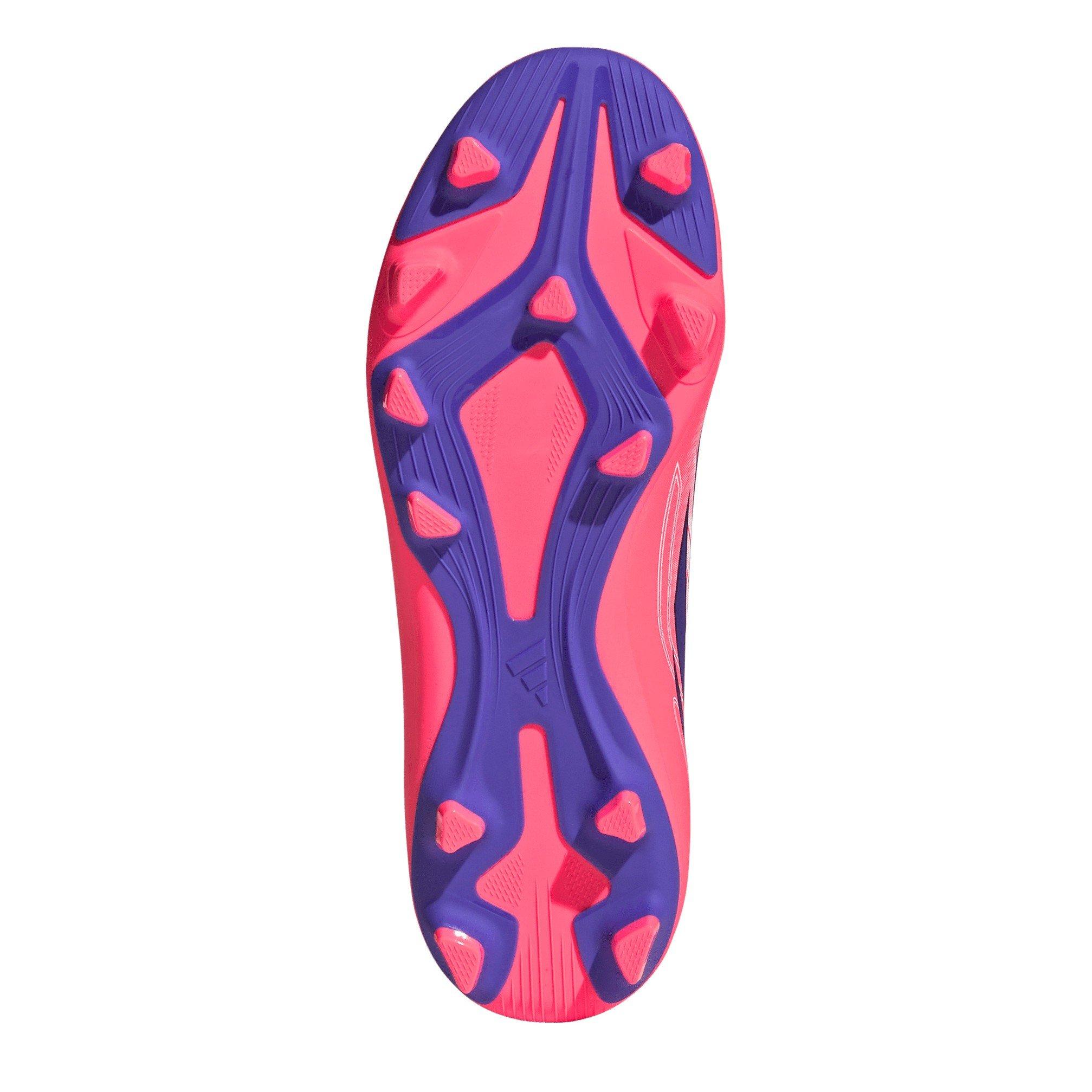 Bianco/Corallo - adidas - Kids' F50 Firm Ground Football Boot - 6