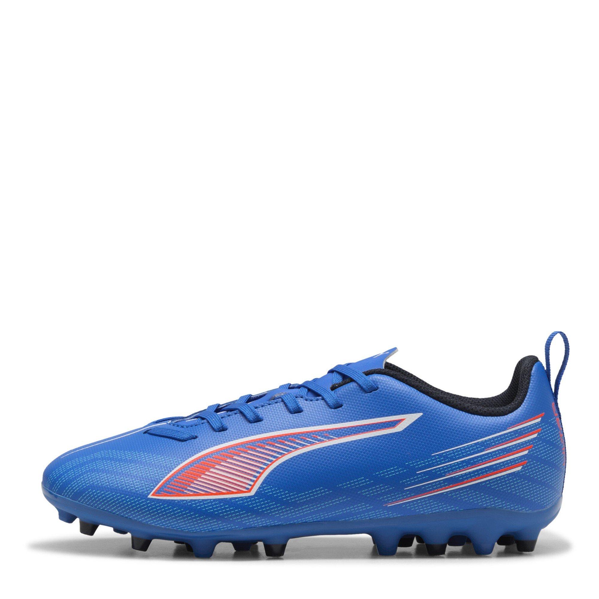 ltrBl-Wht-GlwRd - Puma - Unisex Kids' Ultra 6 Play Mg Firm Ground Football Boots - 2