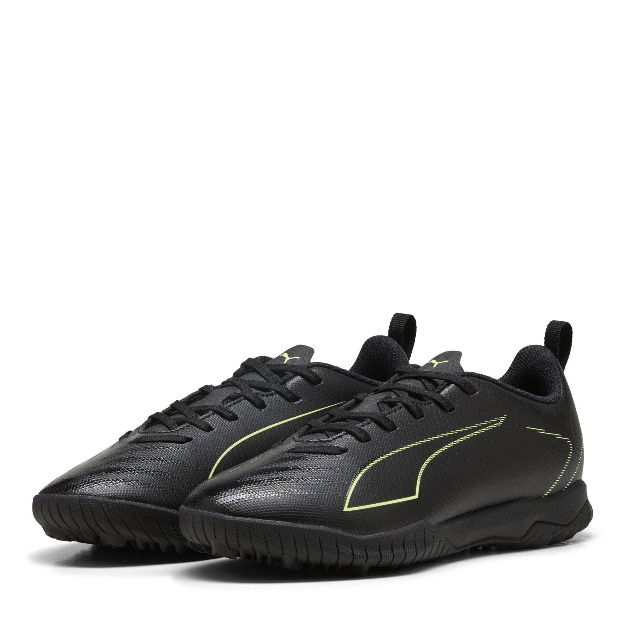 Blk-FL-GrnTrrn - Puma - Kids' Ultra 6 Play Astro Turf Football Boots - 1