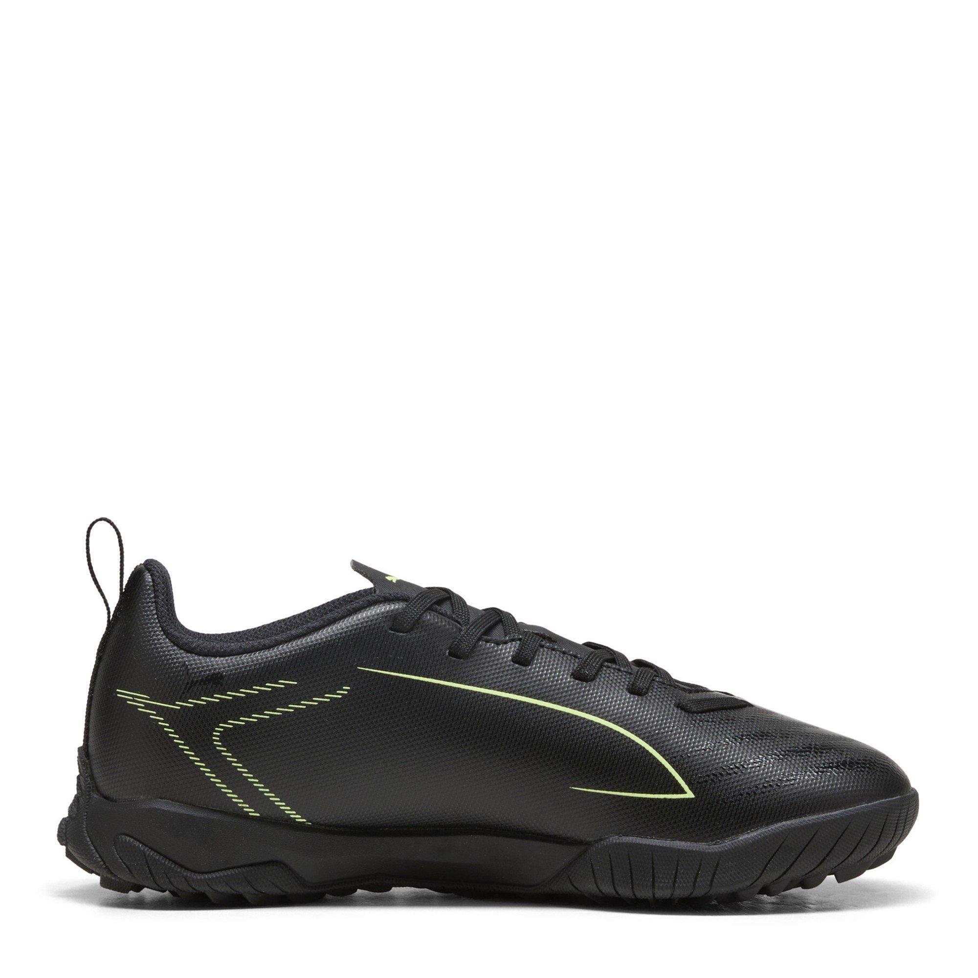 Blk-FL-GrnTrrn - Puma - Kids' Ultra 6 Play Astro Turf Football Boots - 4