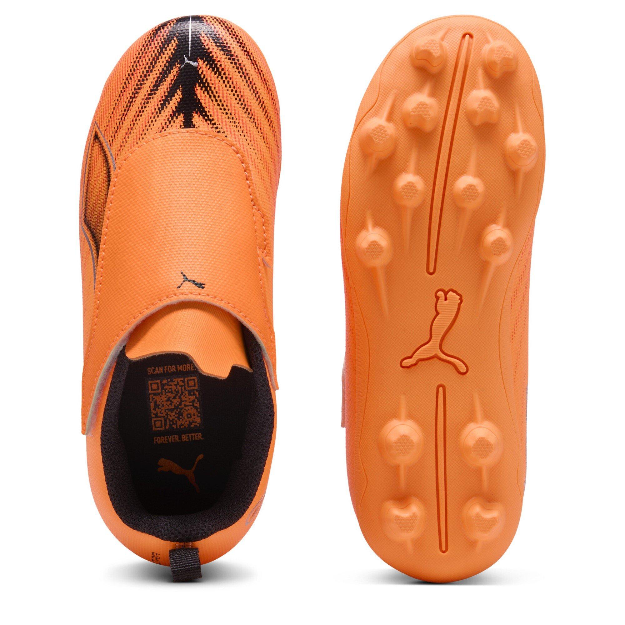 Heat Fire-Bla - Puma - Unisex Kids' Ultra 6 Play V Firm Ground Football Boots - 3