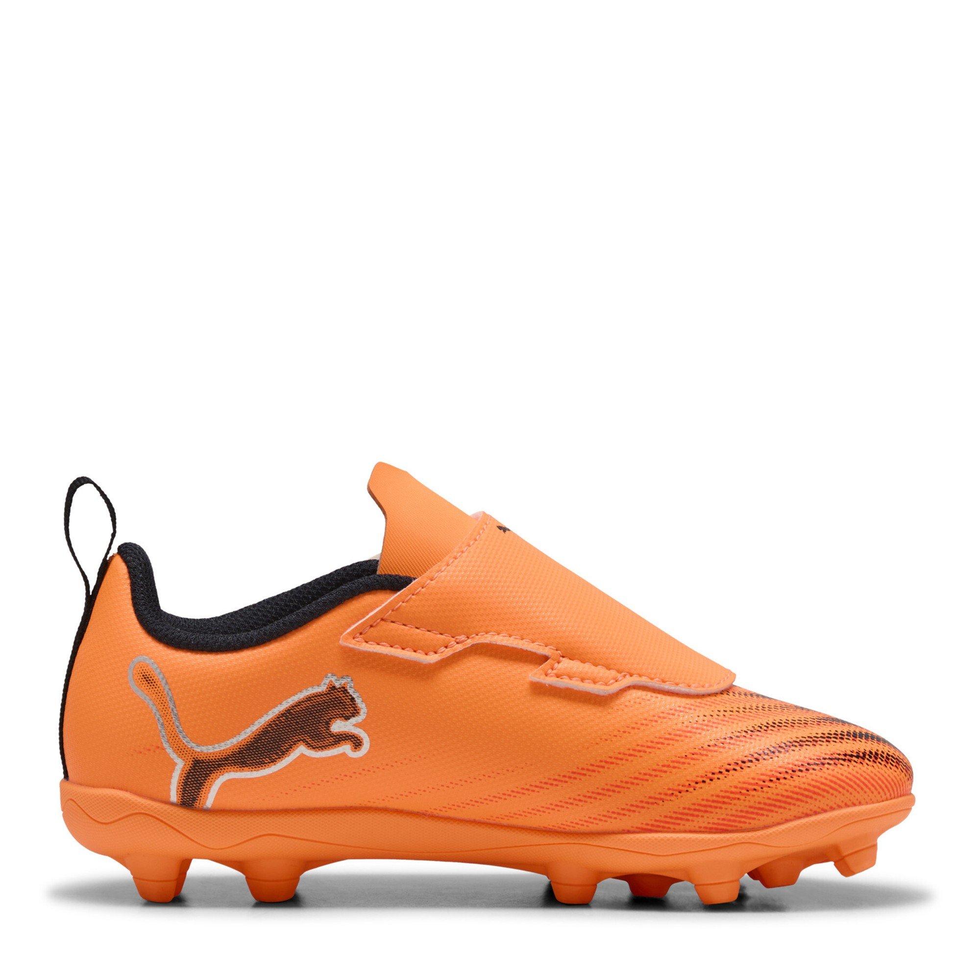 Heat Fire-Bla - Puma - Unisex Kids' Ultra 6 Play V Firm Ground Football Boots - 4