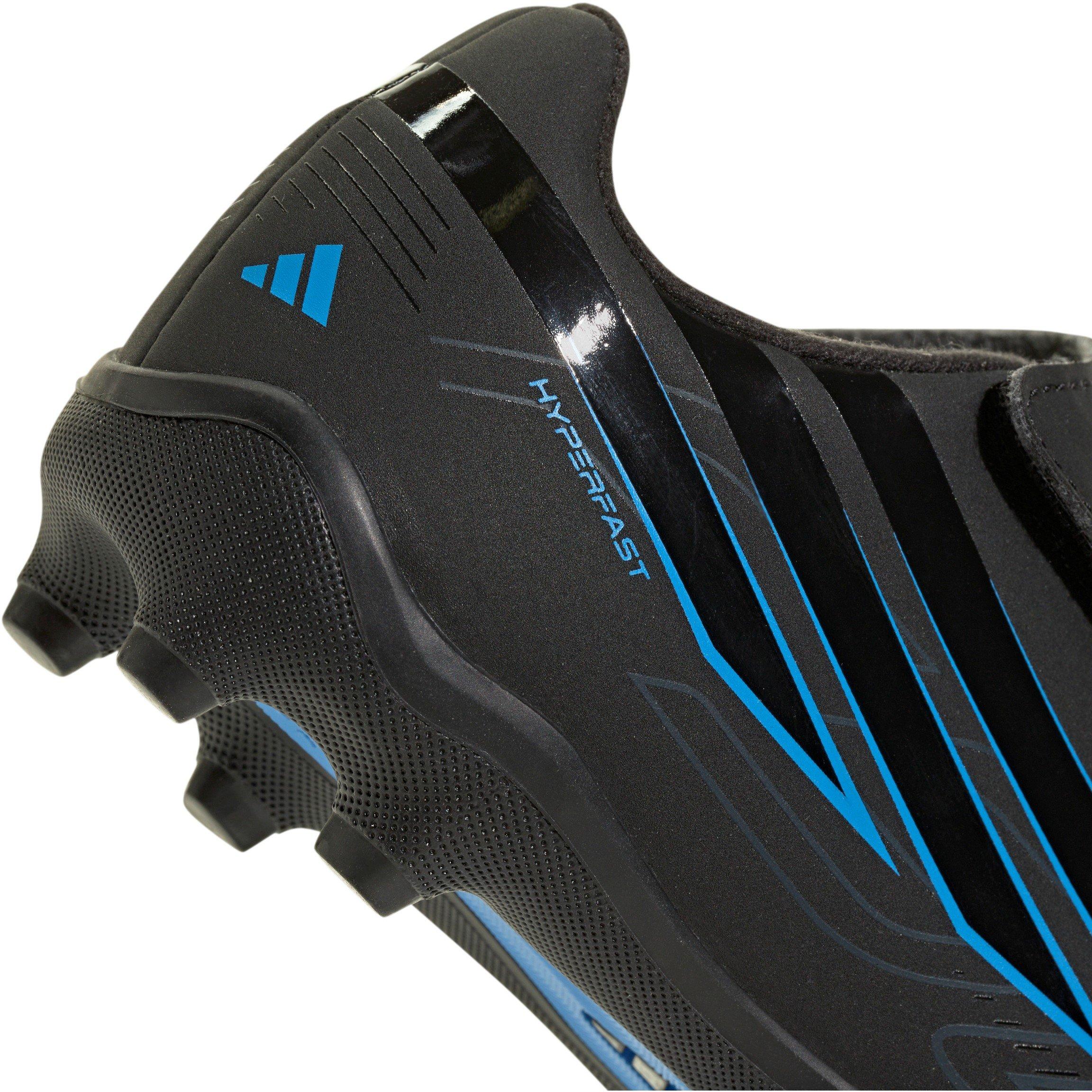 Black/Blue - adidas - Adidas F50 Childs Club Firm Ground Football Boots - 9