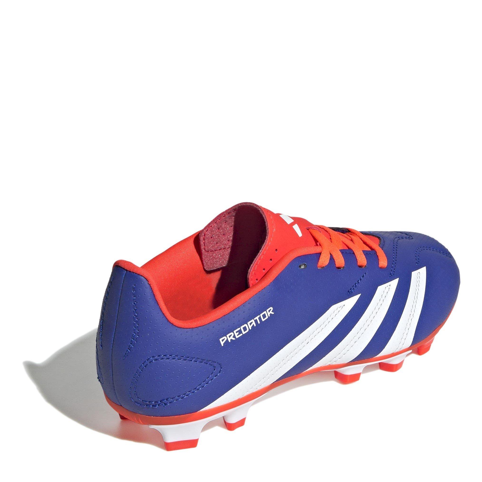 Blue/Wht/Red - adidas - Predator 24 Club Children's Flexible Ground Football Boots - 4