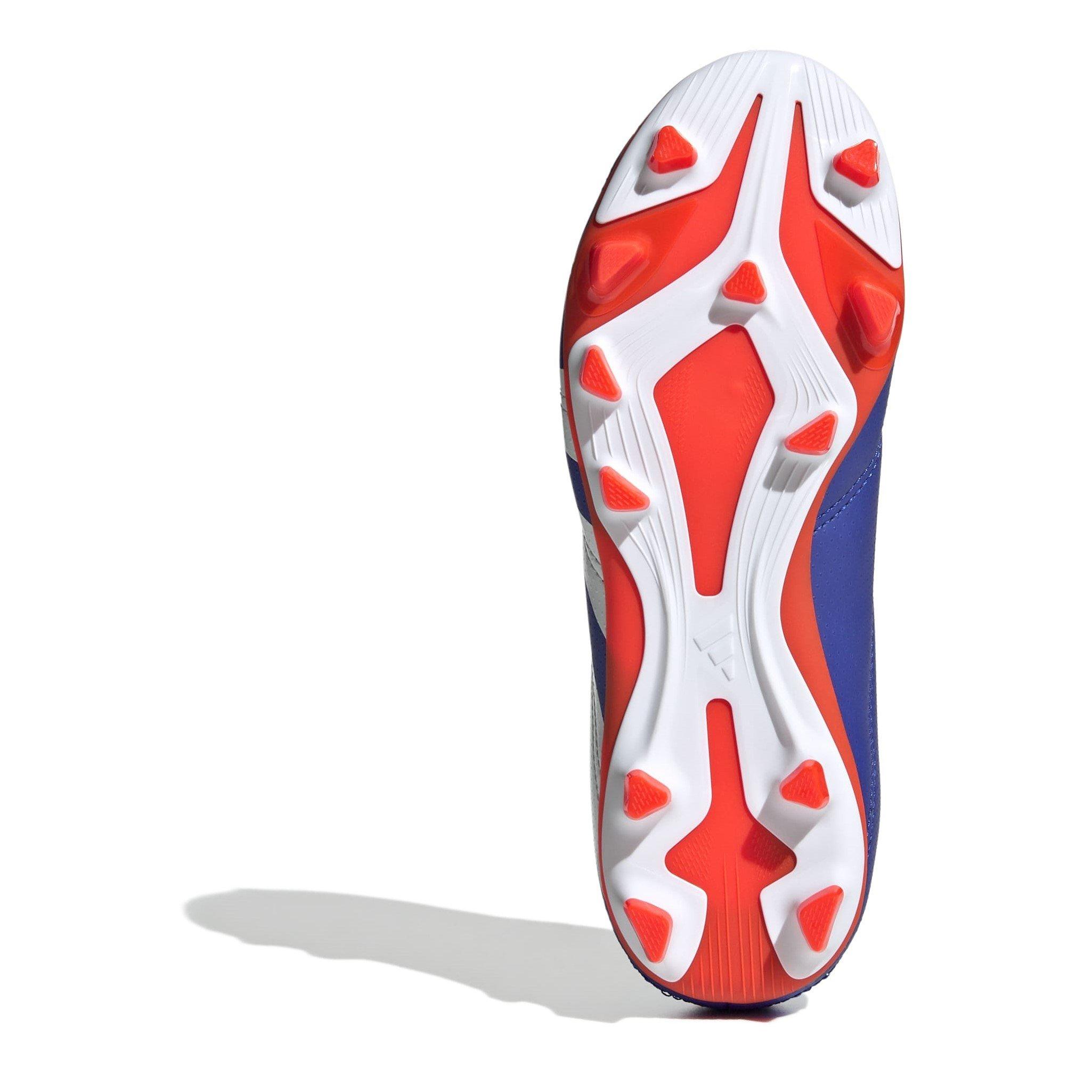 Blue/Wht/Red - adidas - Predator 24 Club Children's Flexible Ground Football Boots - 6