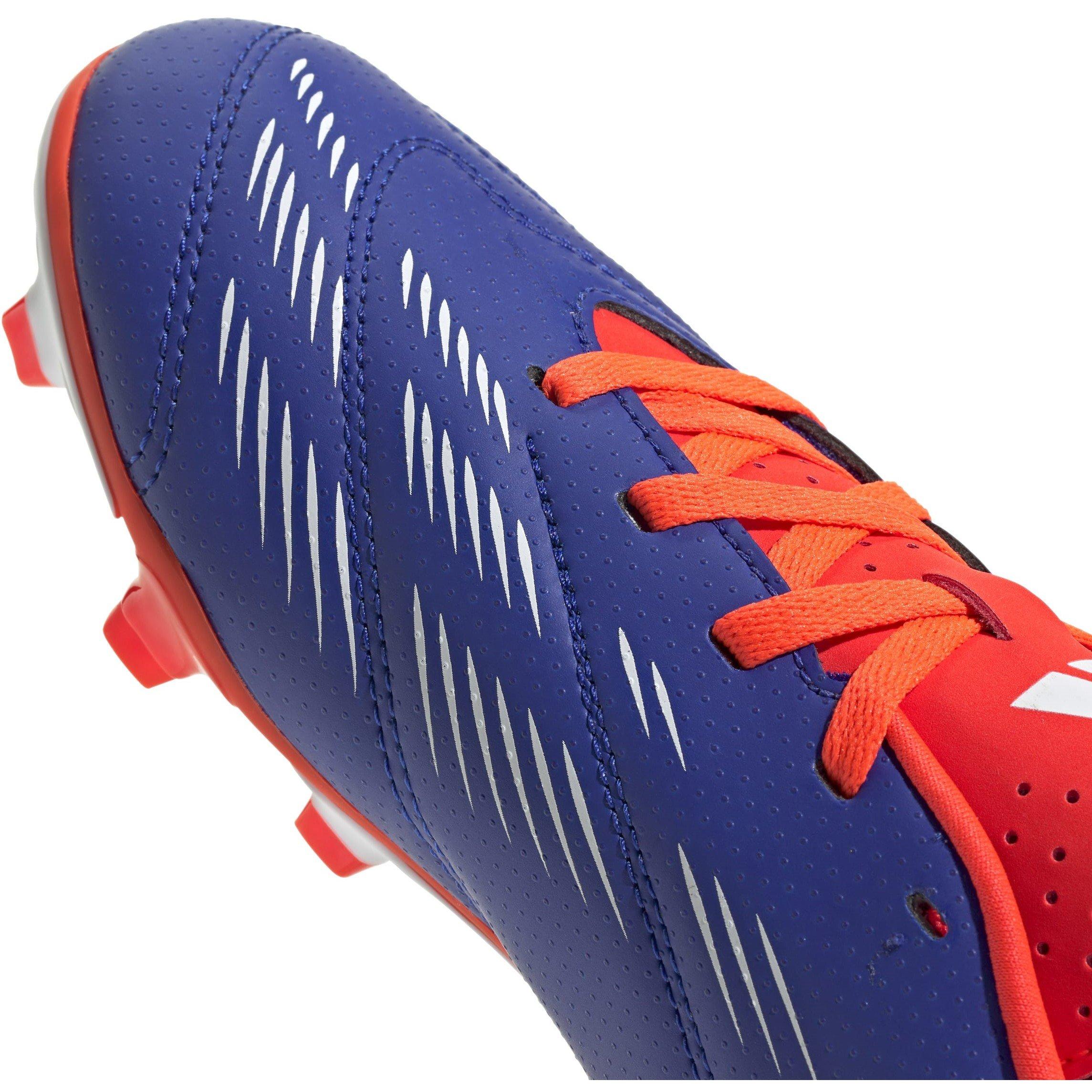Blue/Wht/Red - adidas - Predator 24 Club Children's Flexible Ground Football Boots - 8