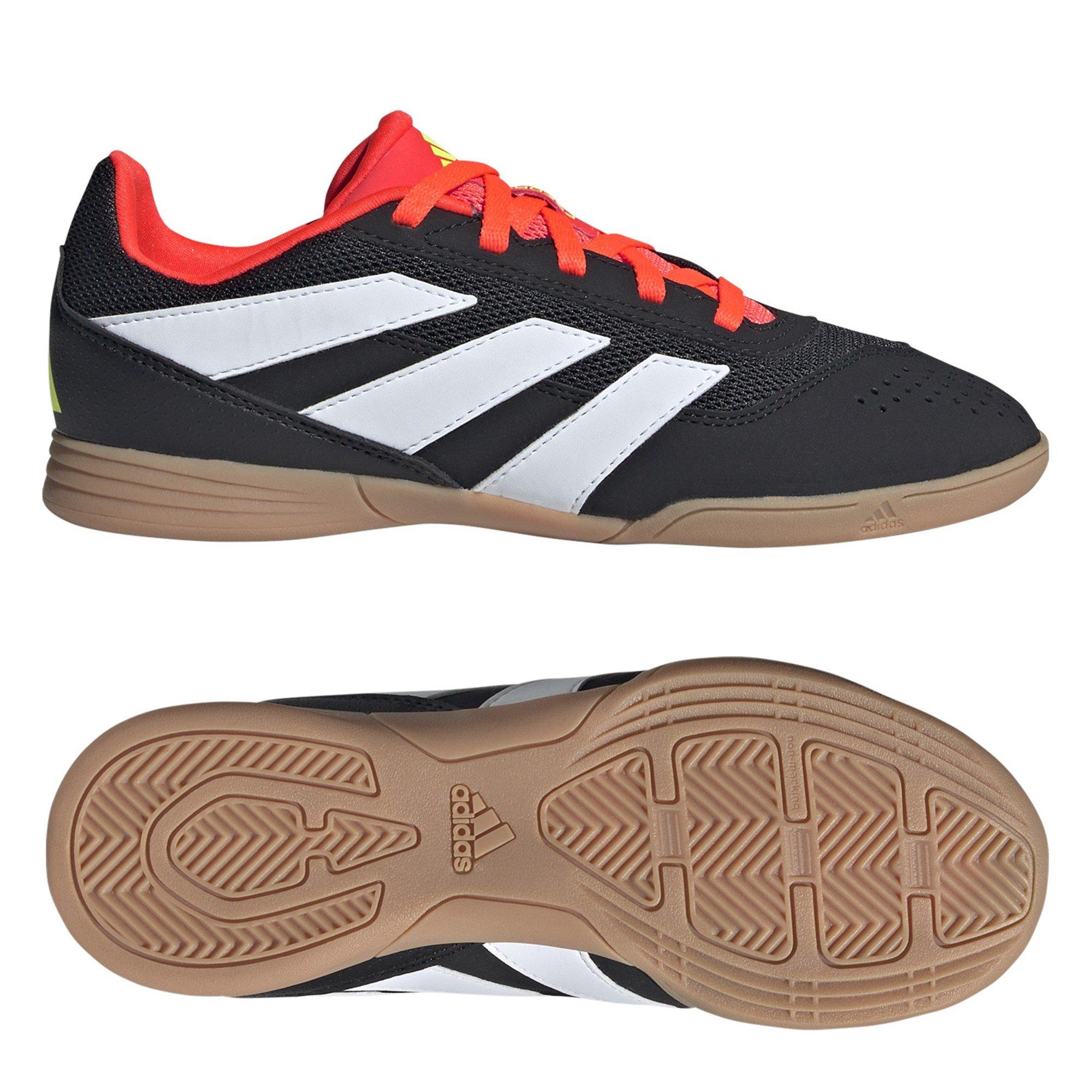 Schwarz/Weiß/Rot - adidas - Predator 24 Club Childrens Indoor Football Sala Boots - 10