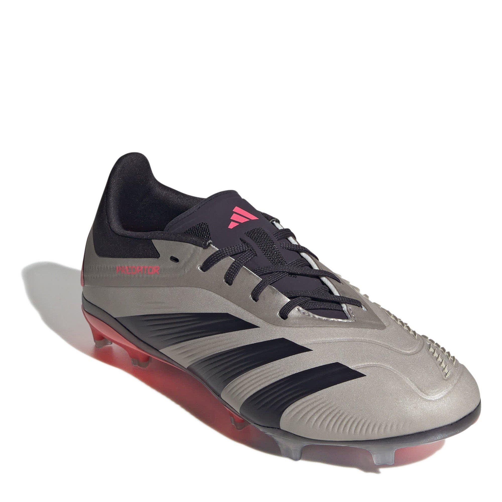 Plata/Negro - adidas - Predator 24 Elite Children Firm Ground Football Boots - 3