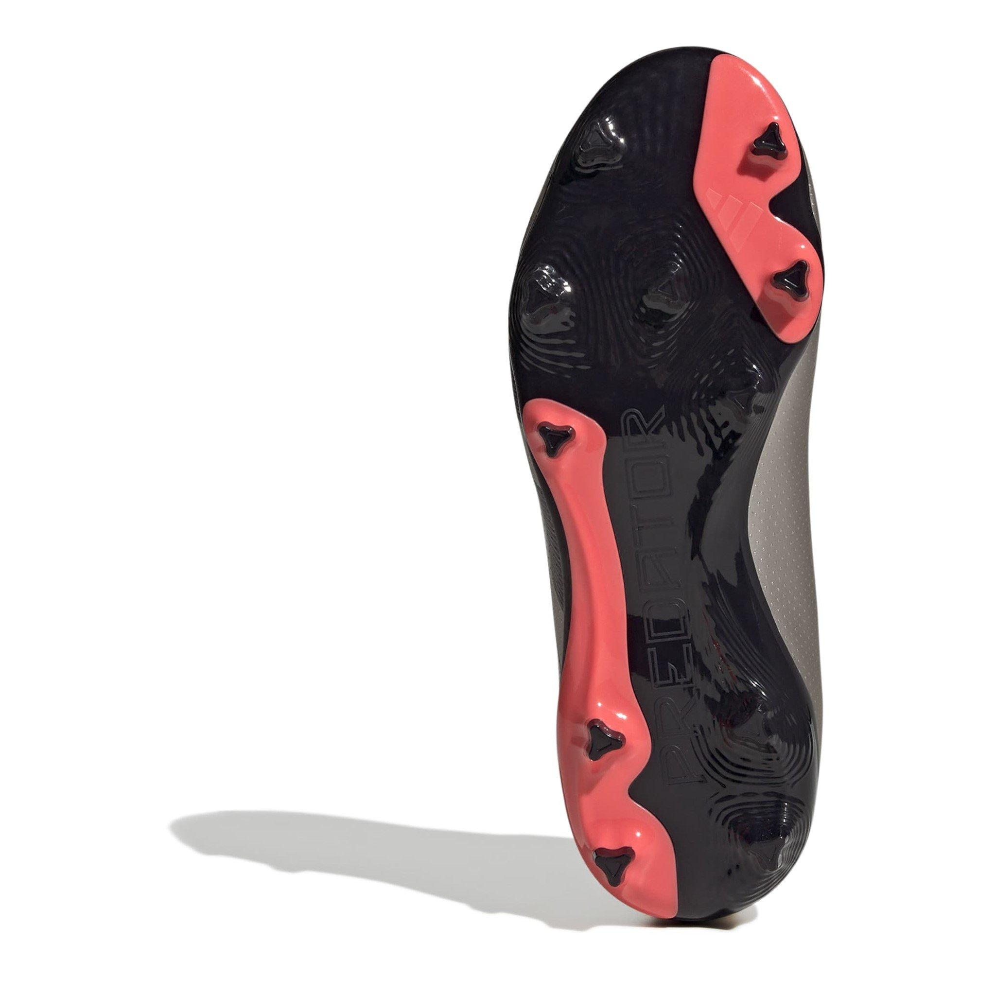 Silver/Black - adidas - Predator 24 League Laceless Childrens Firm Ground Football Boots - 6