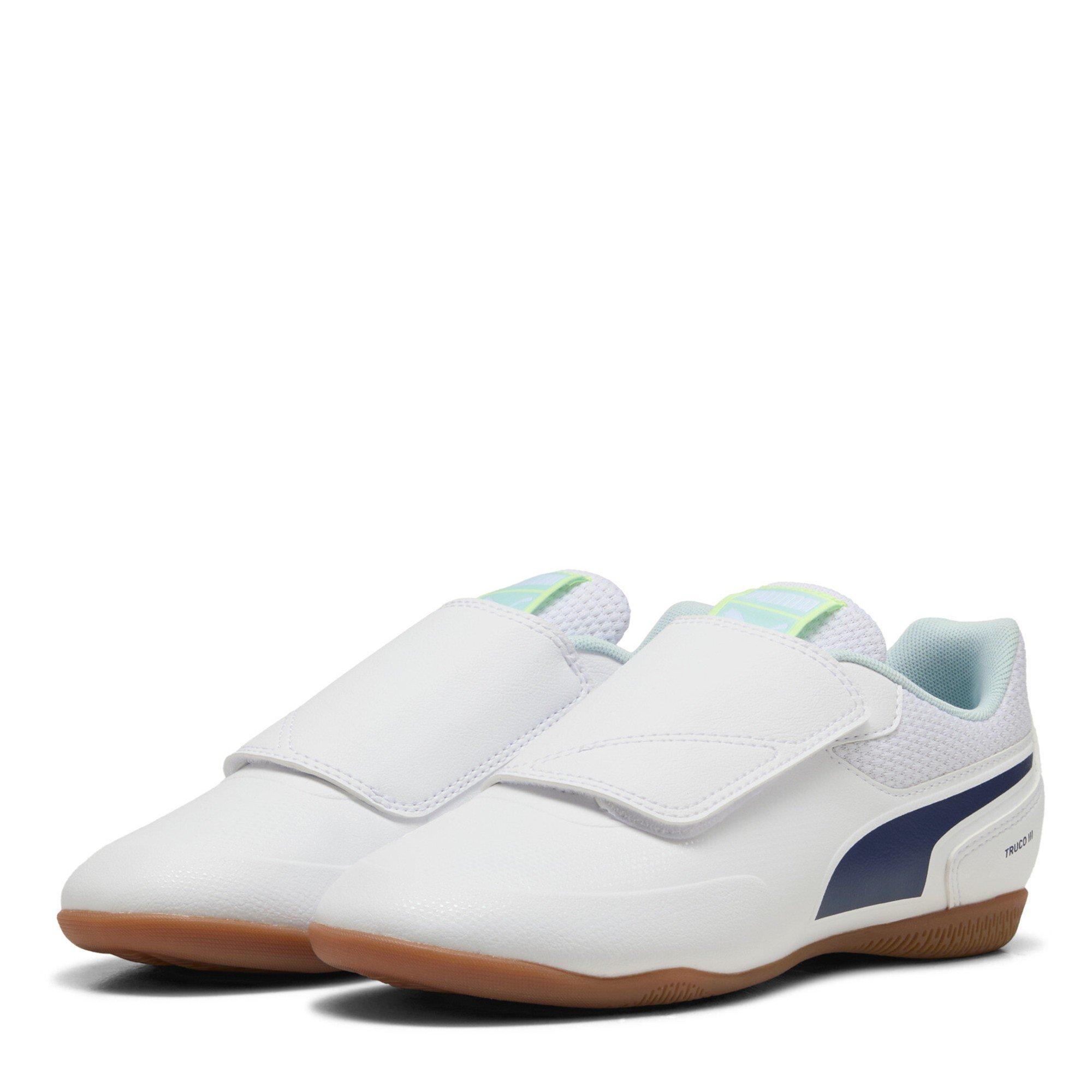 White-Aqua-Fi - Puma - Unisex Kids' Truco III V Indoor Football Boots - 1