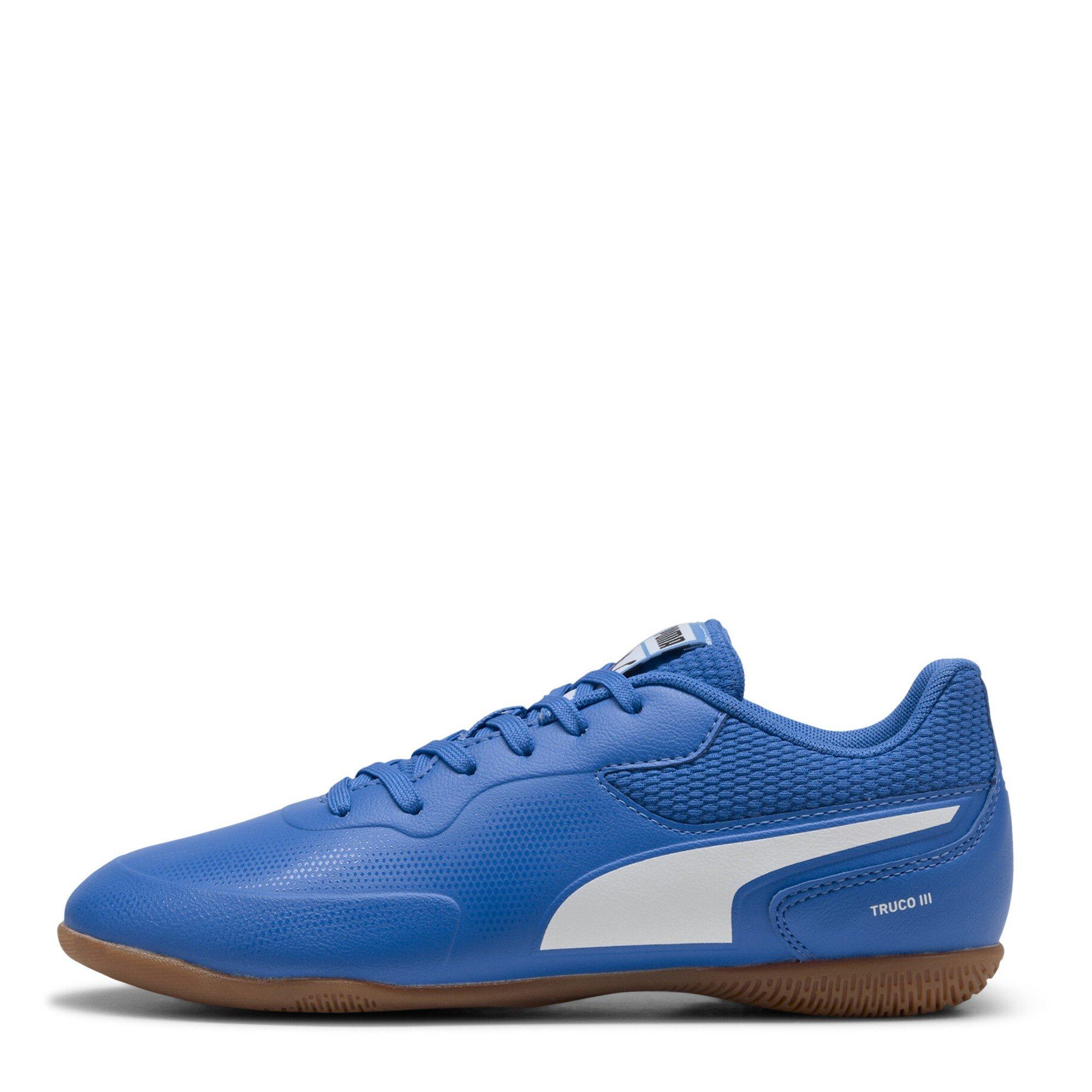 ltrBl-Wht-SpdBl - Puma - Unisex Kids' Truco III Indoor Football Boots - 2