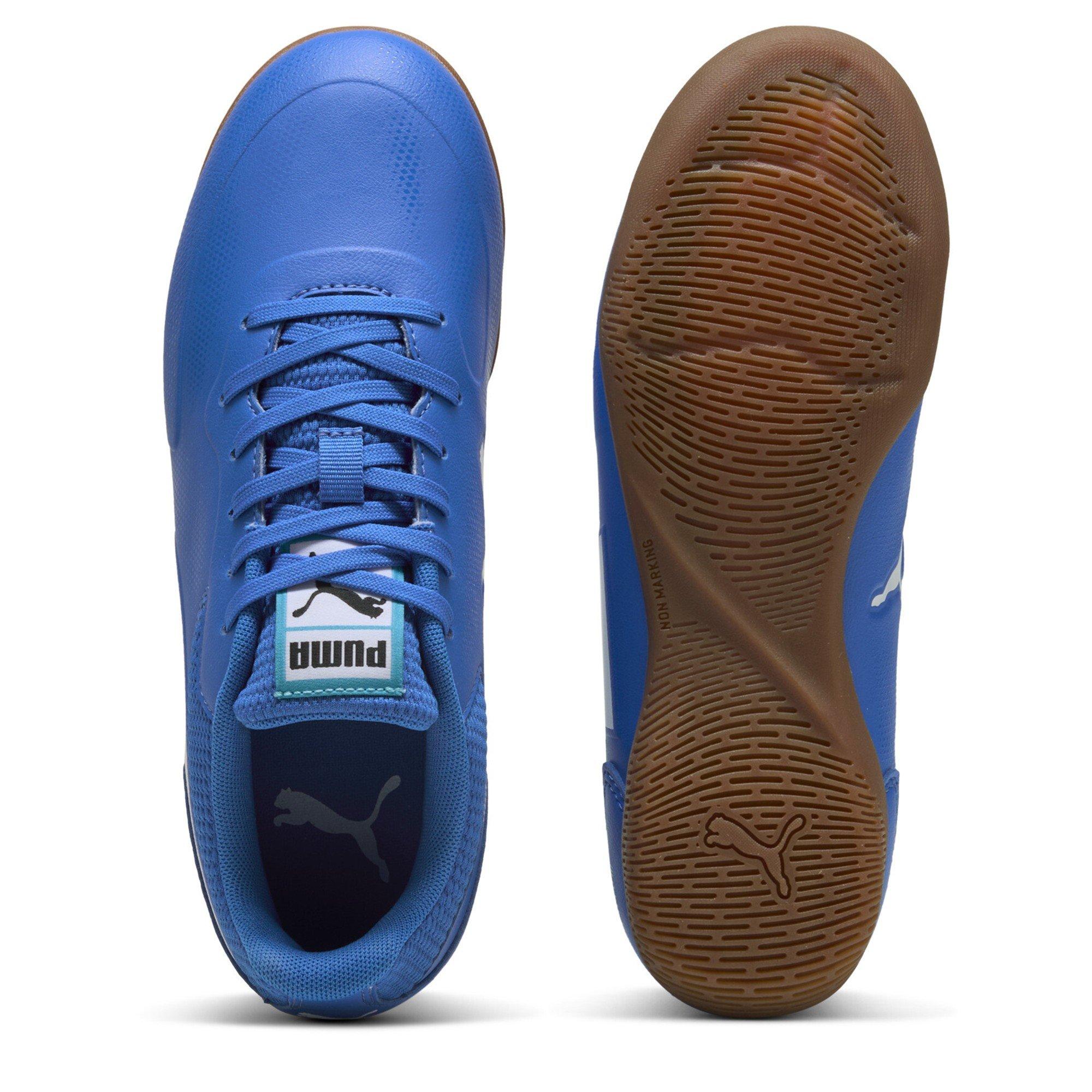 ltrBl-Wht-SpdBl - Puma - Unisex Kids' Truco III Indoor Football Boots - 3