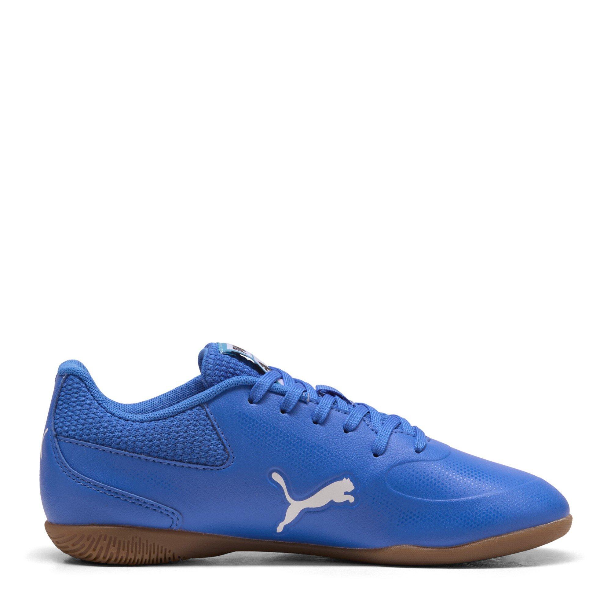 ltrBl-Wht-SpdBl - Puma - Unisex Kids' Truco III Indoor Football Boots - 4